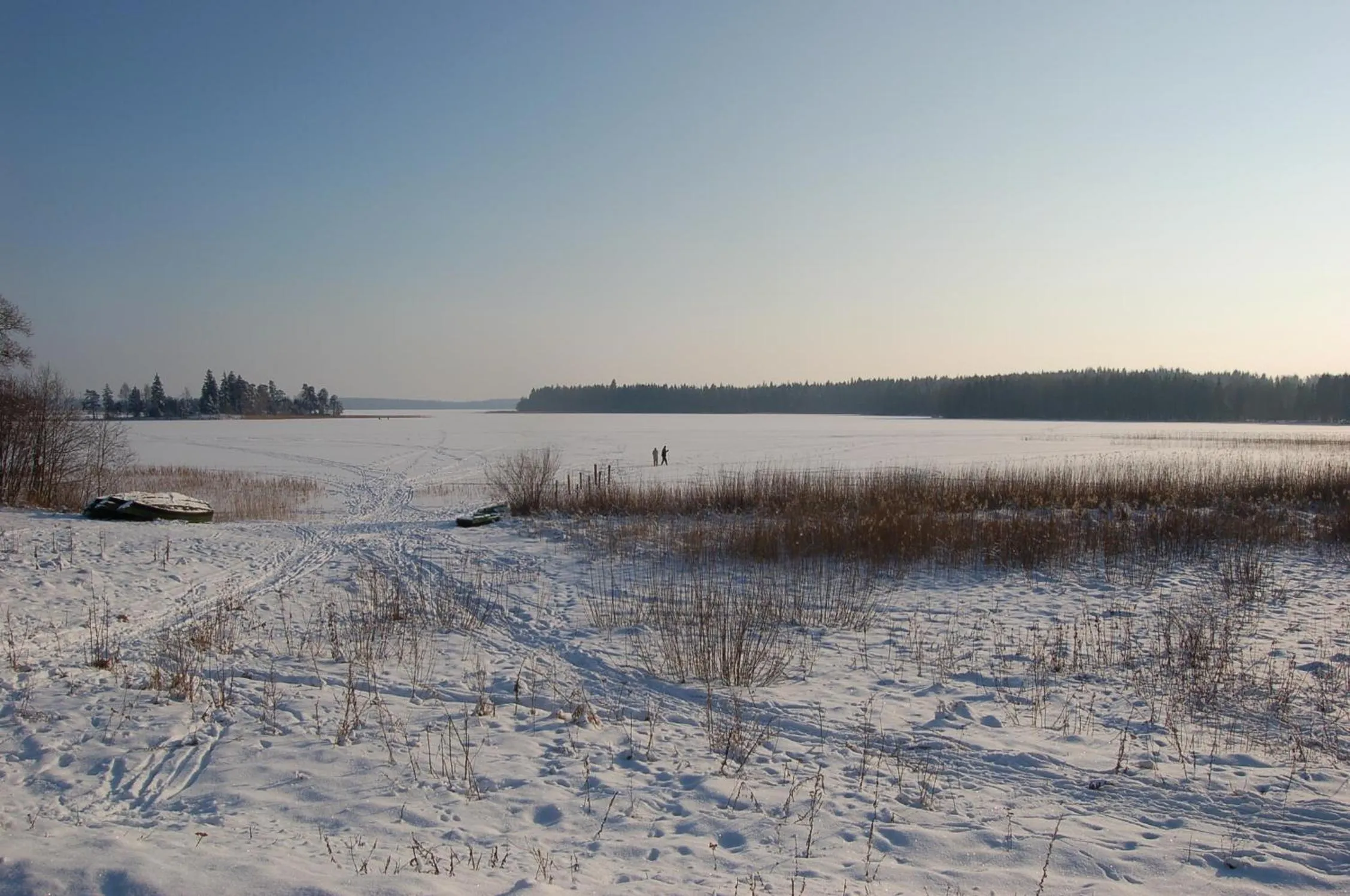 Winter in North Lakeside Villa Plateliai