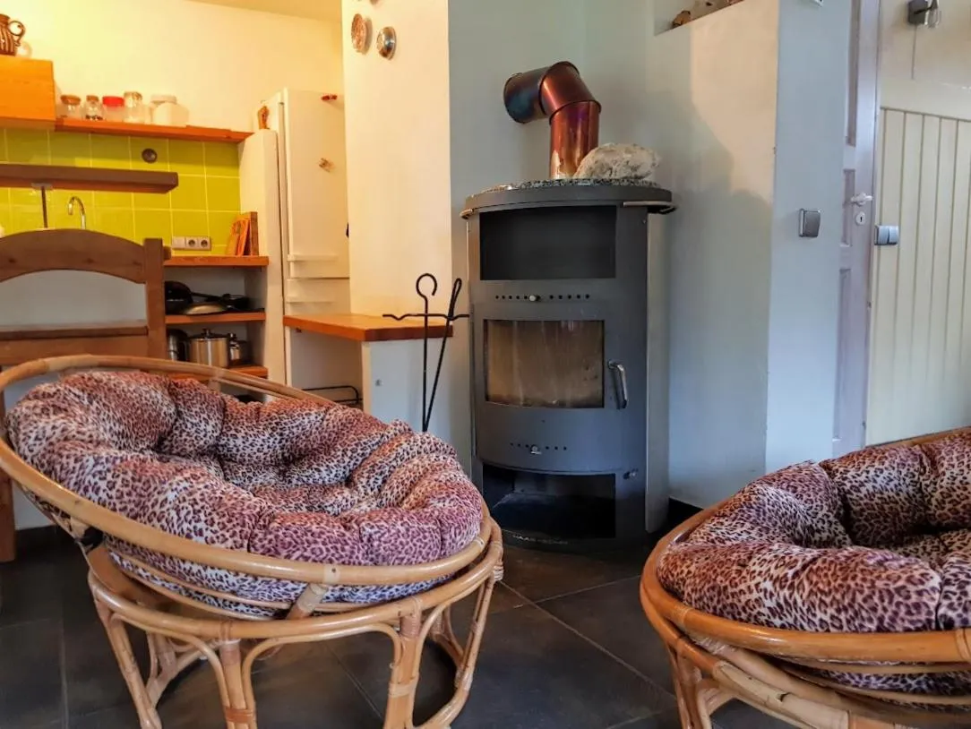 Living room in North Lakeside Villa Plateliai