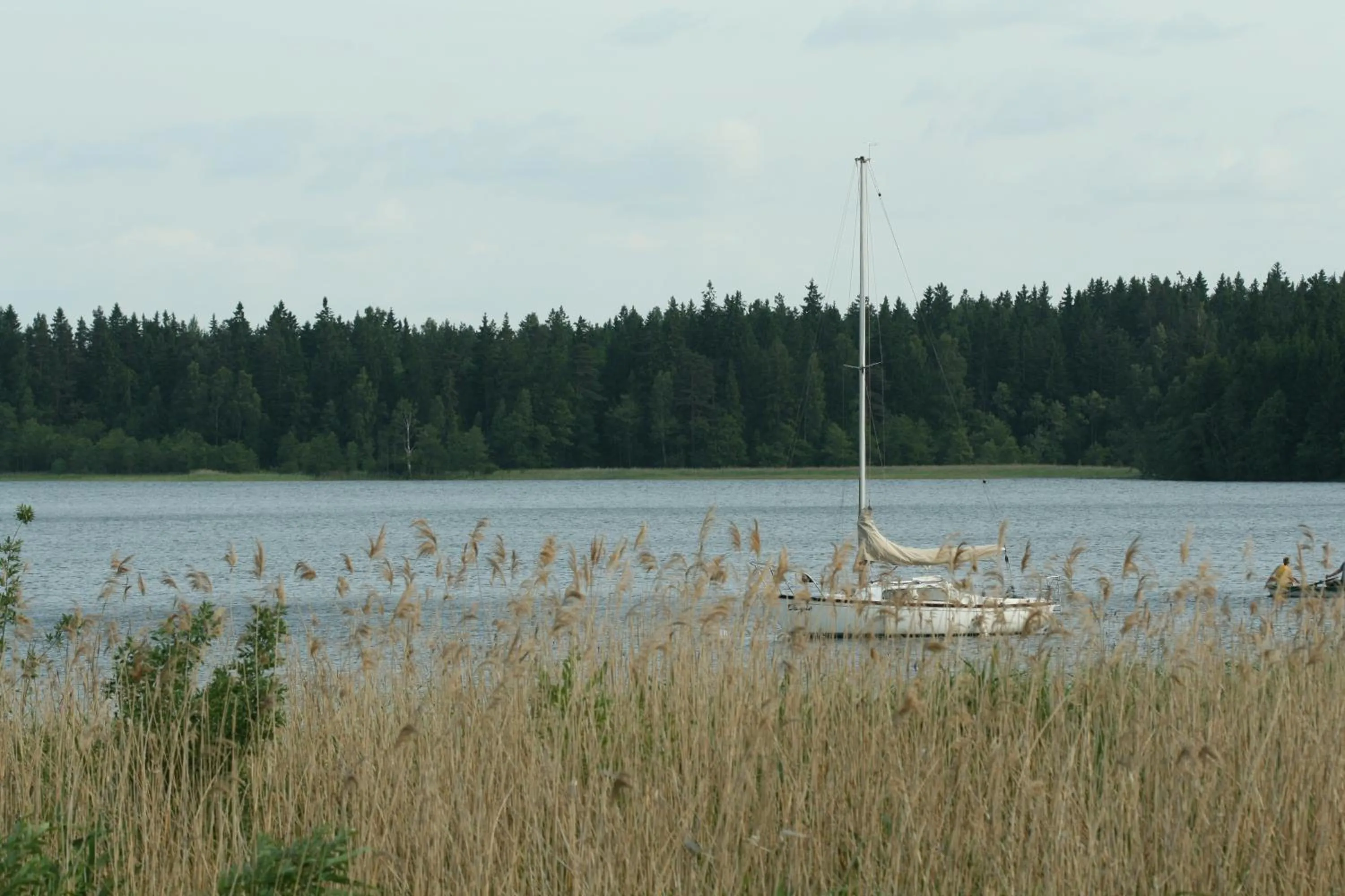 Lake view in North Lakeside Villa Plateliai