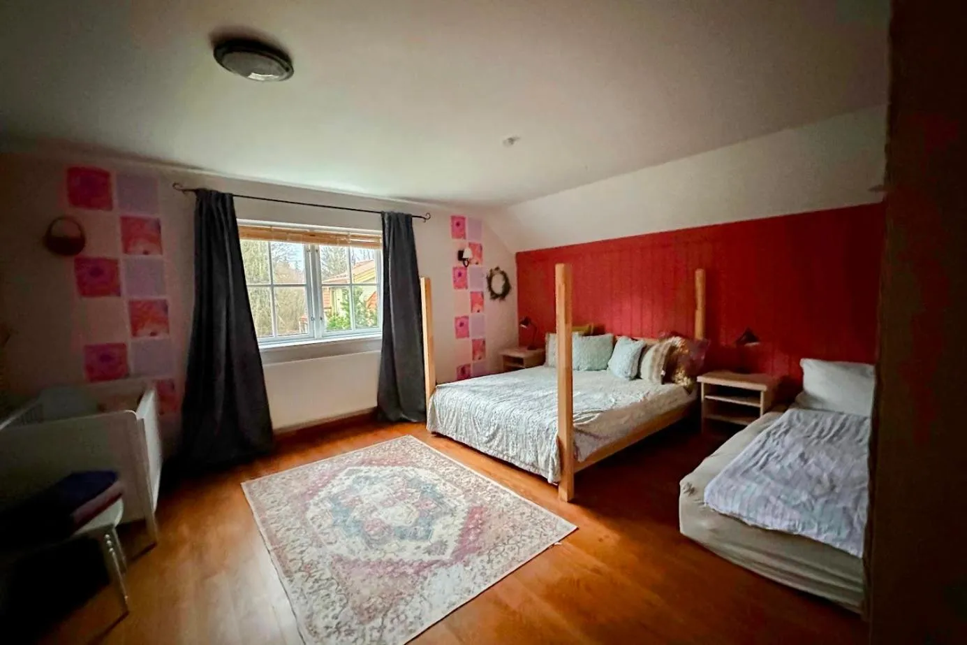 Bedroom in North Lakeside Villa Plateliai