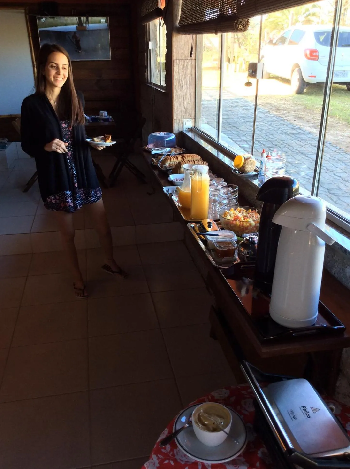 Breakfast in Pousada Maori
