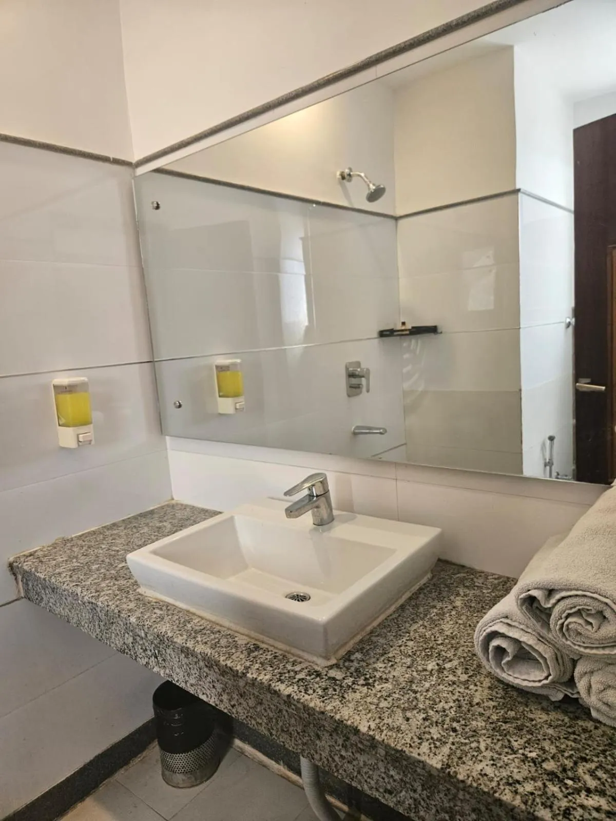 Bathroom in Hotel Mayur by RoomsInc Katra