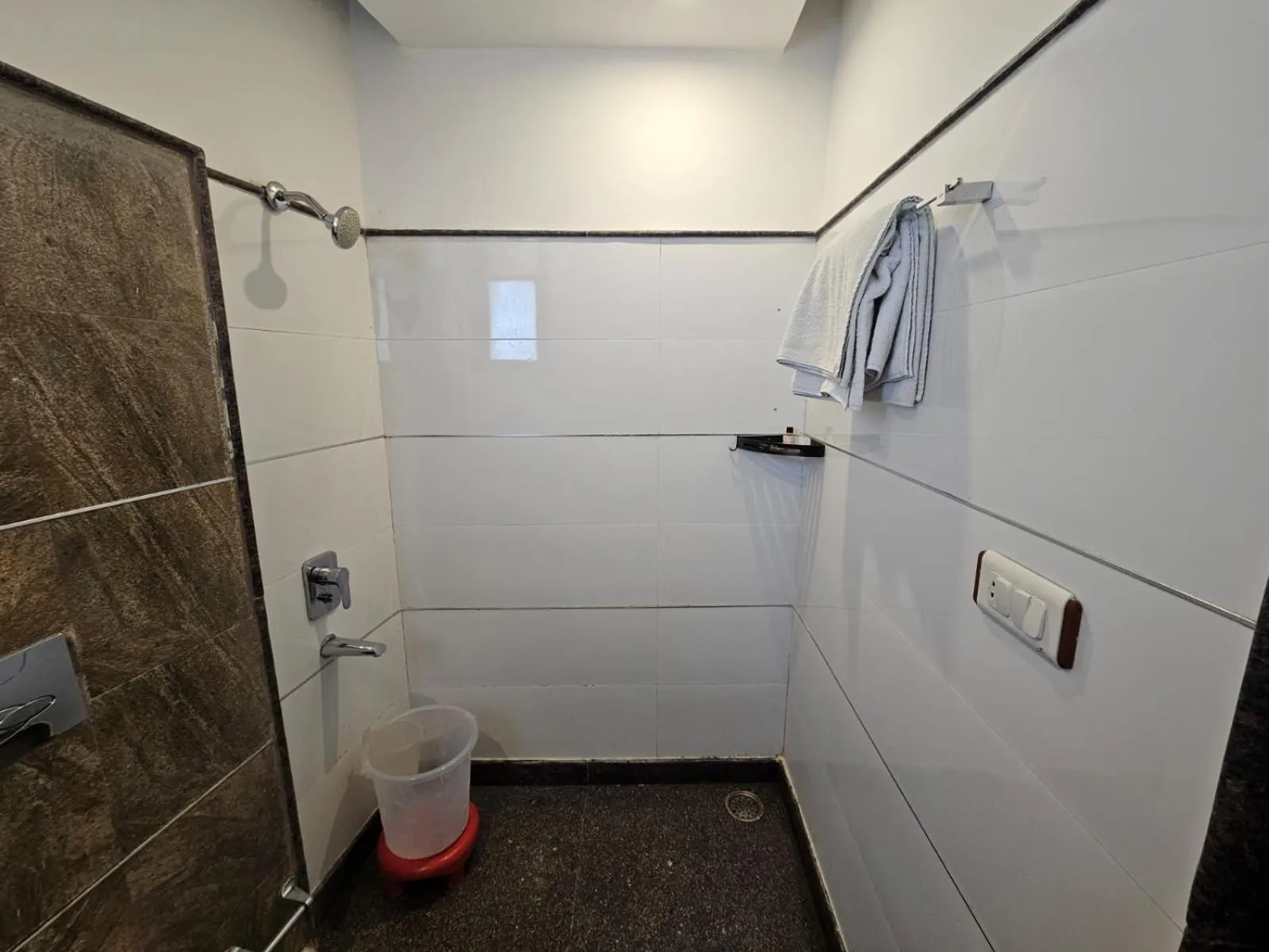 Bathroom in Hotel Mayur by RoomsInc Katra