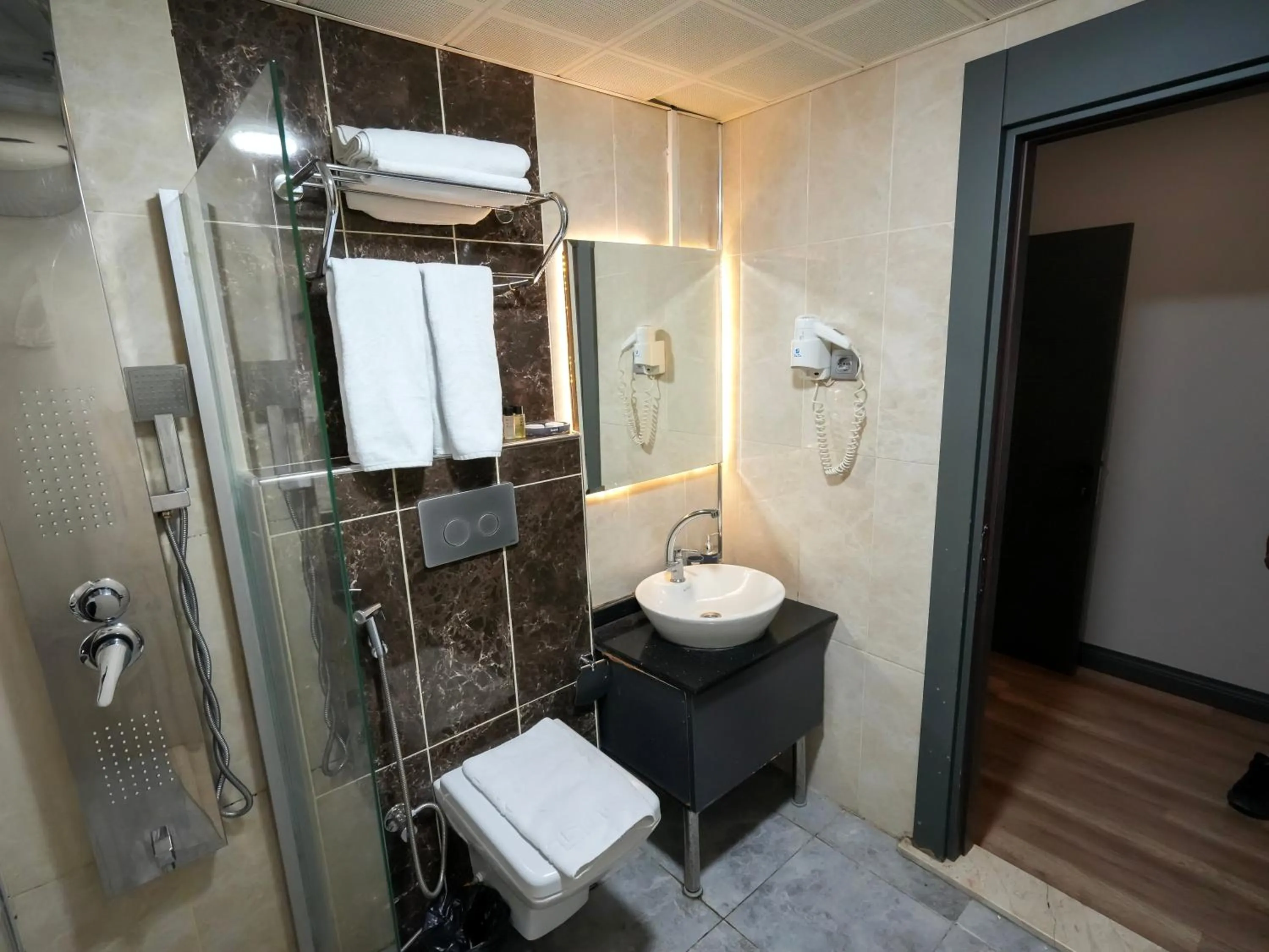 Shower in No 139 Apartments