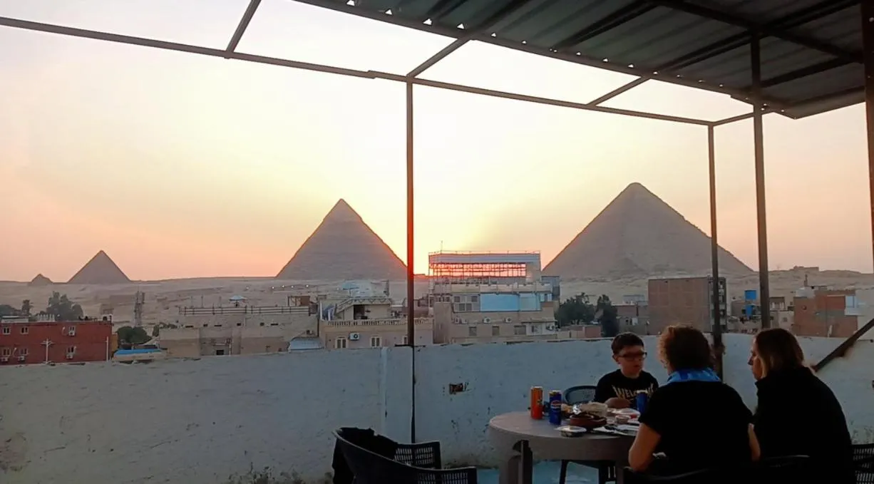 City view in Falcon pyramids inn