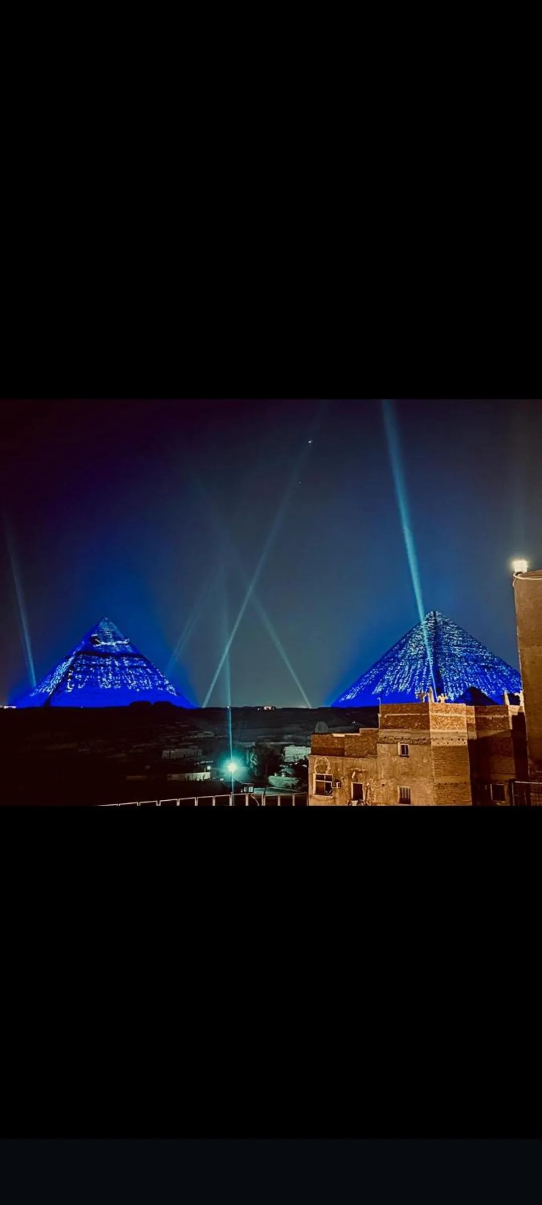 Property building in Falcon pyramids inn