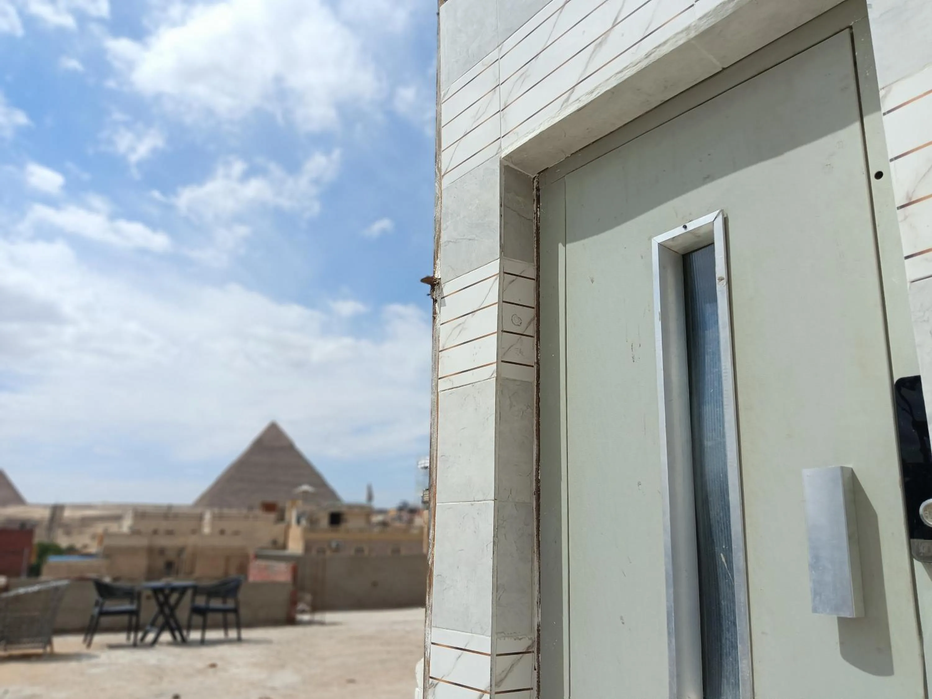Property building in Falcon pyramids inn