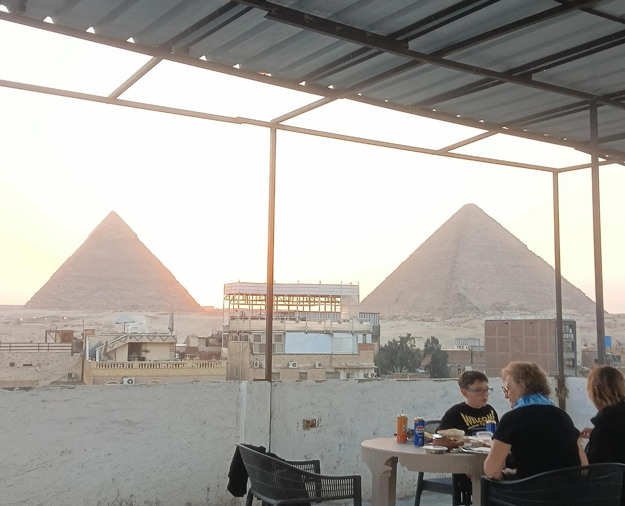 Property building in Falcon pyramids inn
