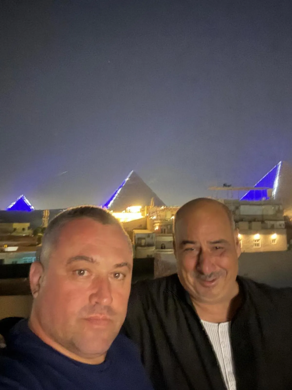 Property building in Falcon pyramids inn