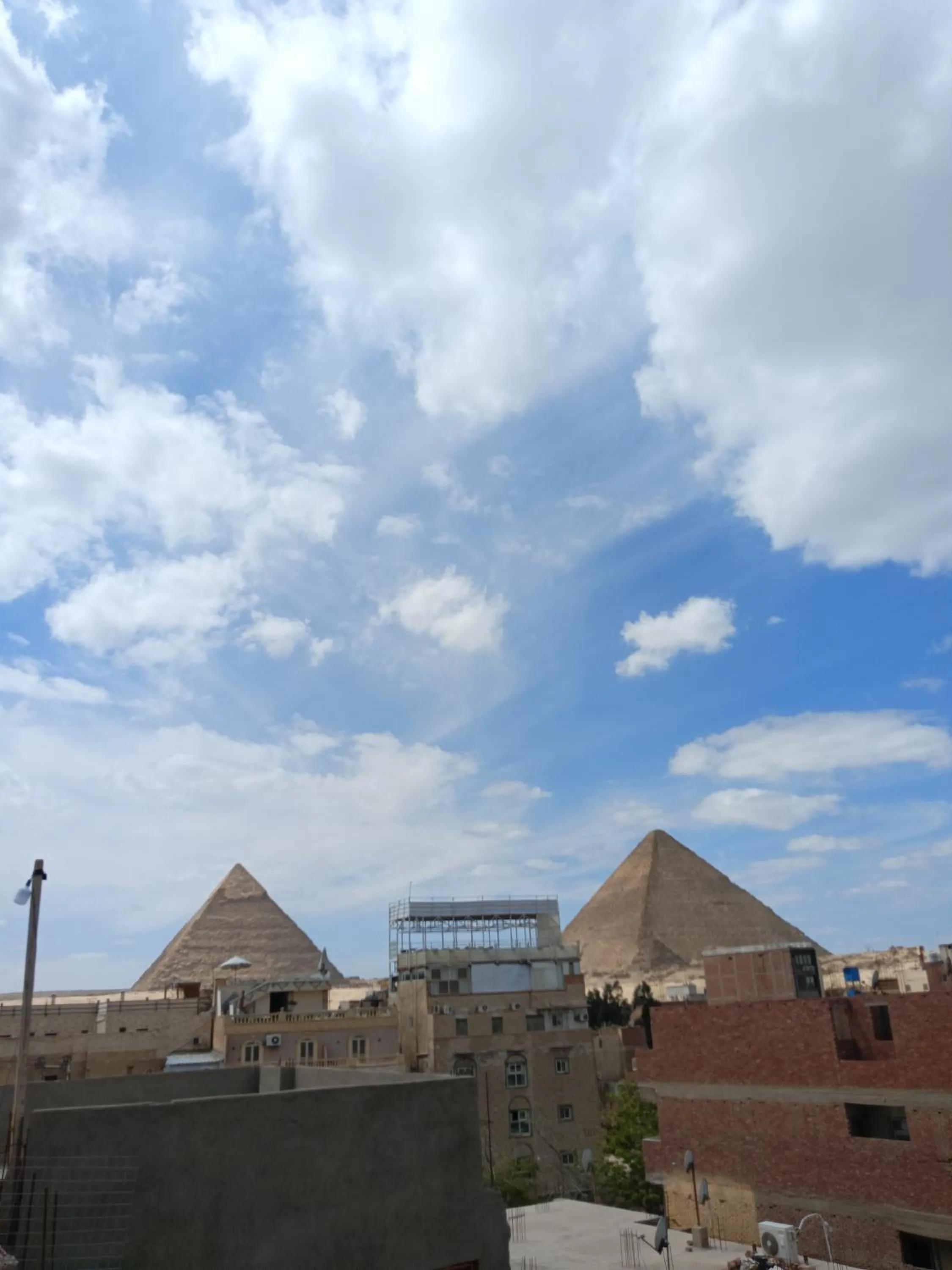 Property building in Falcon pyramids inn