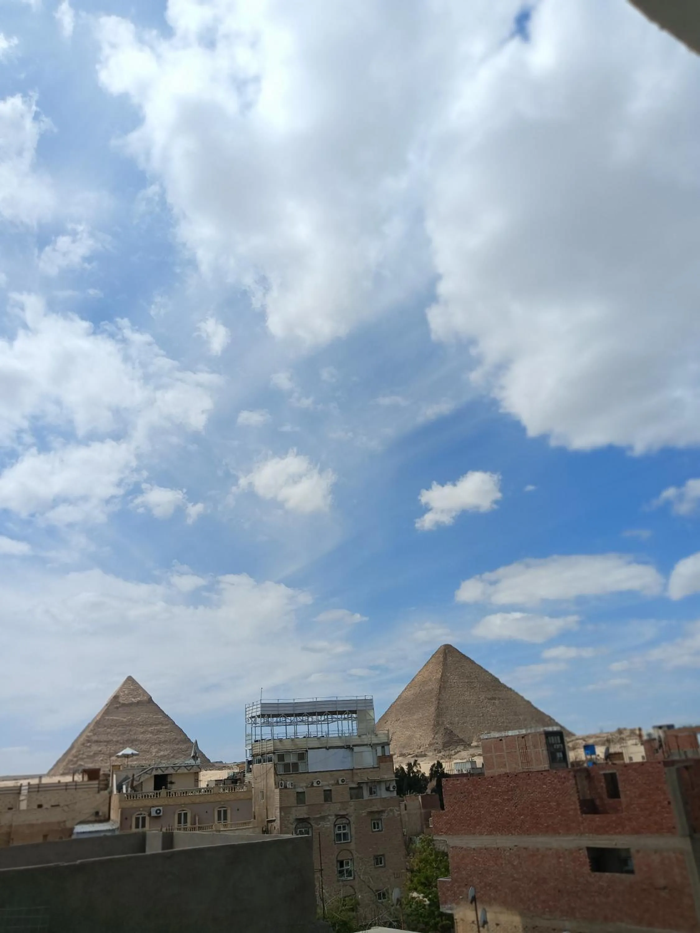 Property building in Falcon pyramids inn