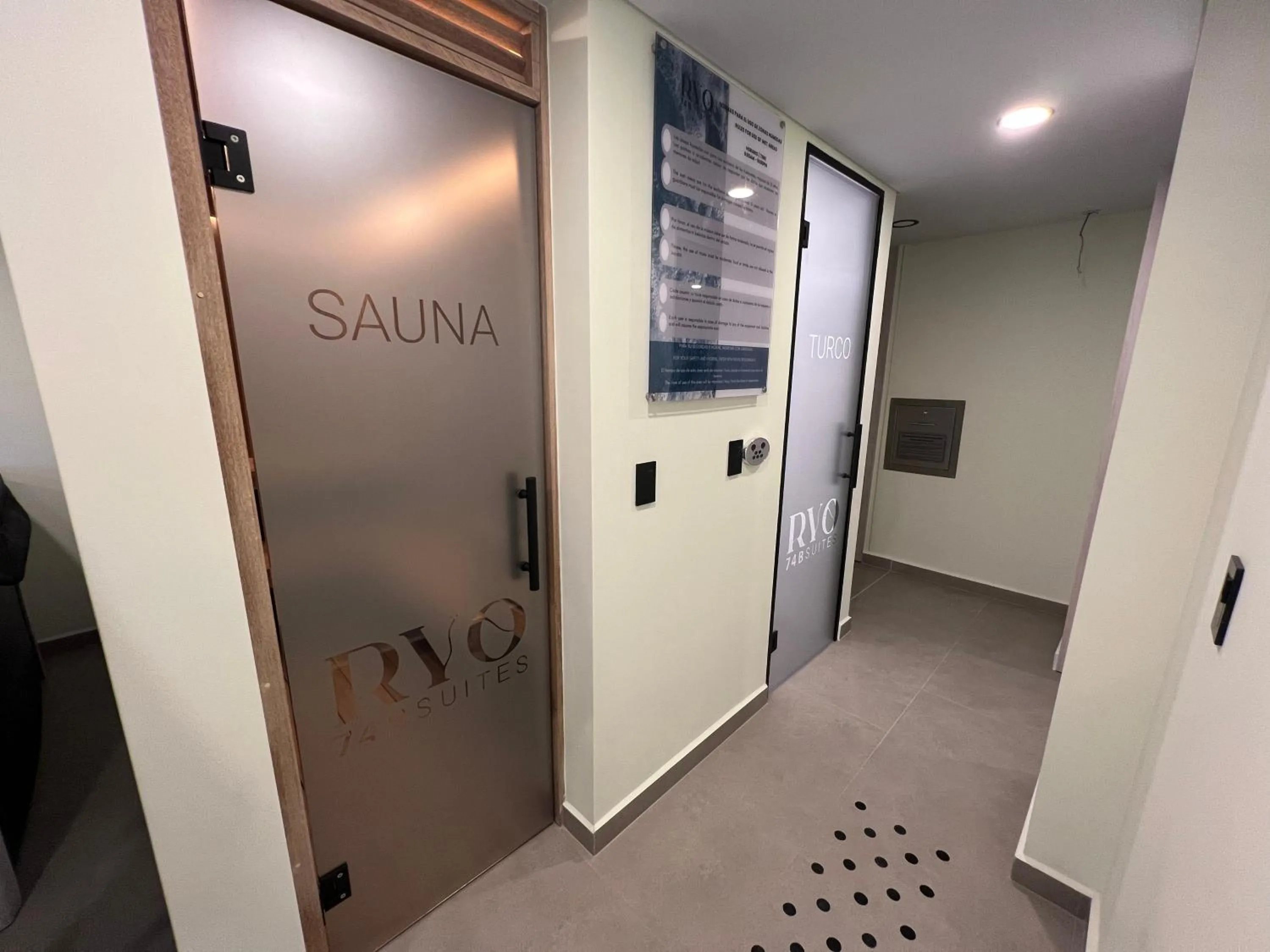 Sauna in Hotel Ryo 74B Suites by Growing Group