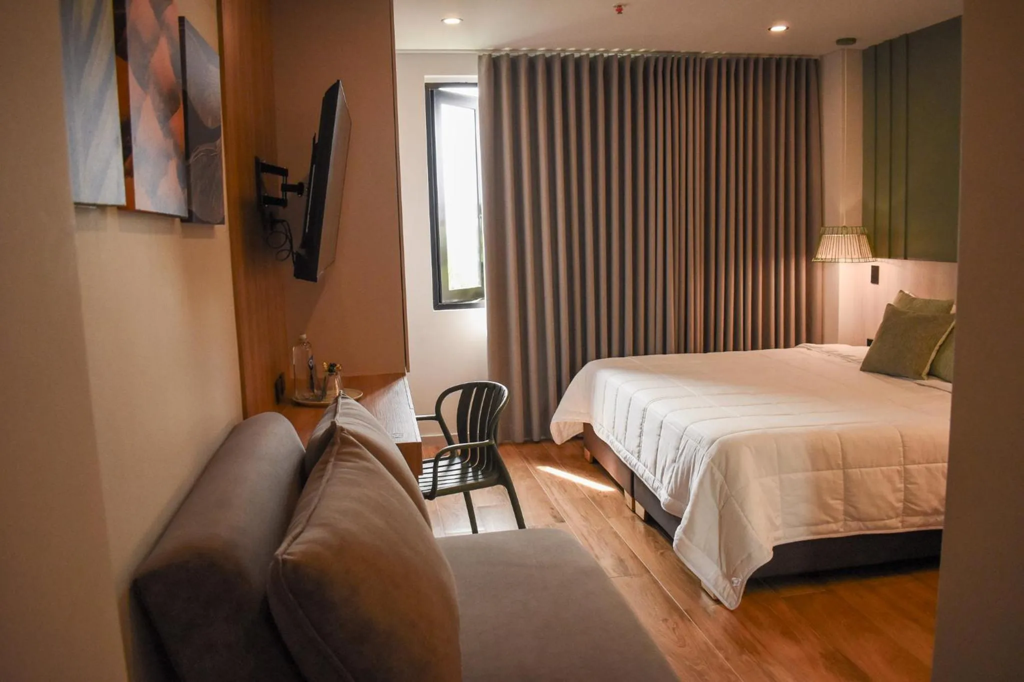 Photo of the whole room, Bed in Hotel Ryo 74B Suites by Growing Group