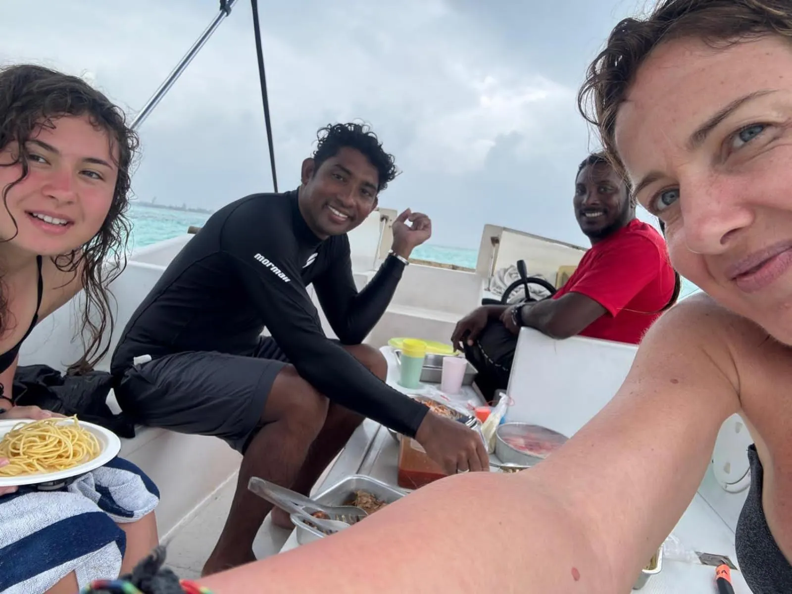 group of guests in Liberty Guesthouse Maldives