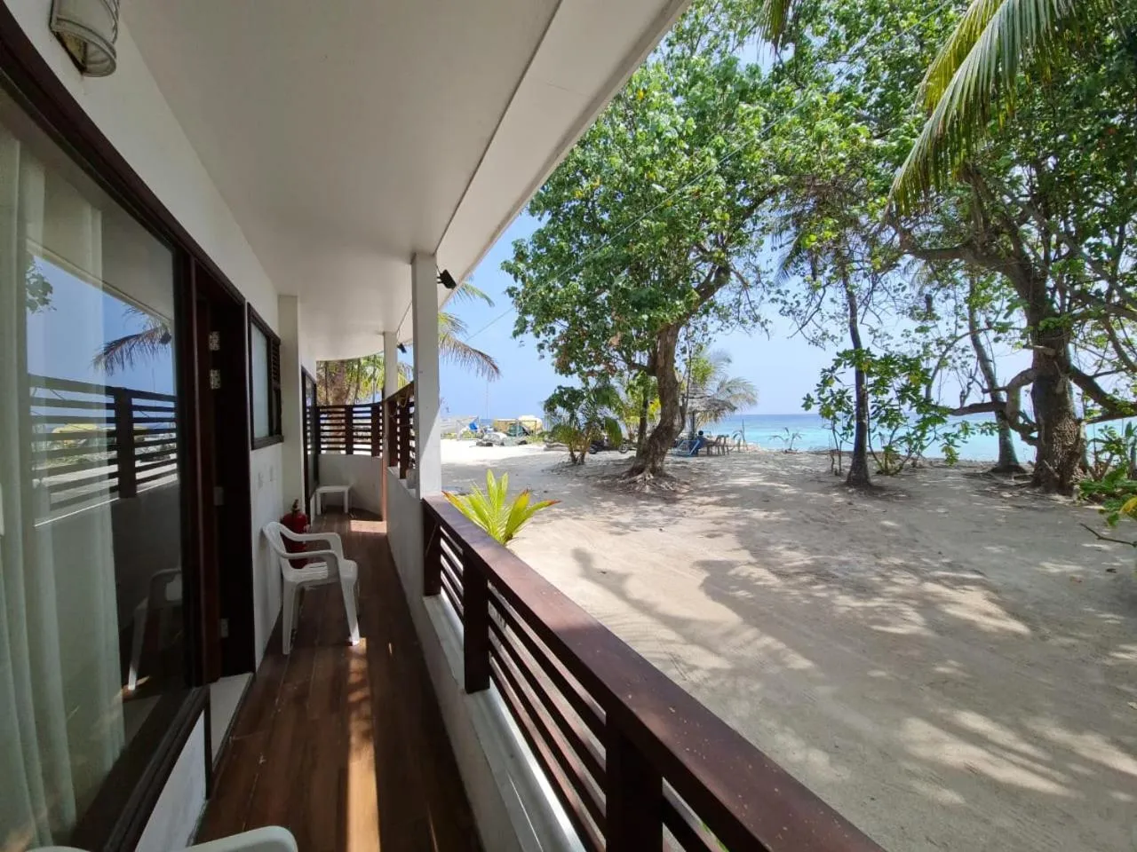 Balcony/Terrace in Liberty Guesthouse Maldives