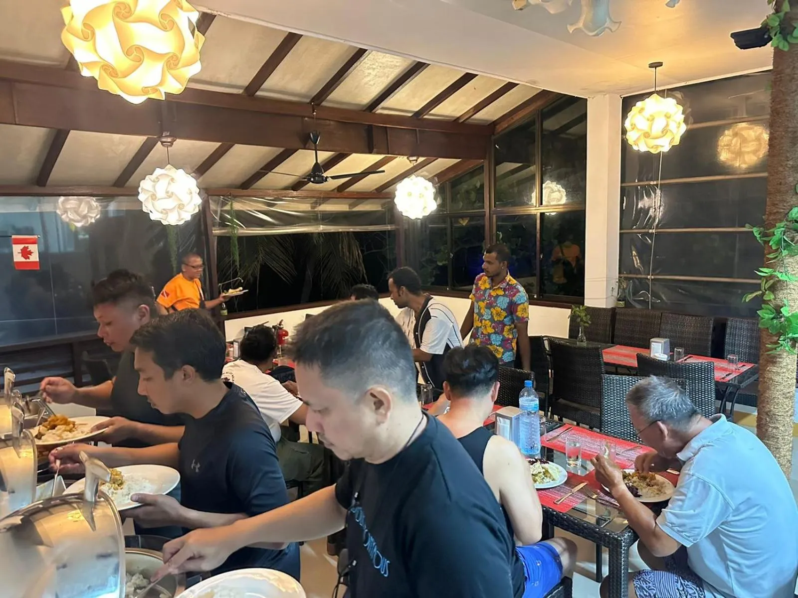 Dining area in Liberty Guesthouse Maldives