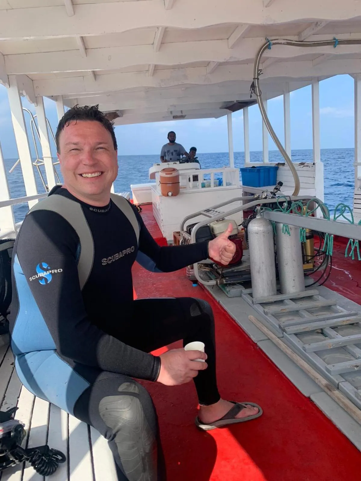 group of guests in Liberty Guesthouse Maldives