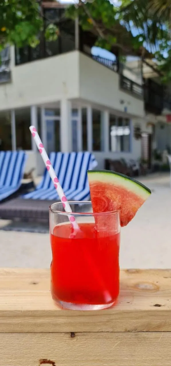 Food and drinks in Liberty Guesthouse Maldives