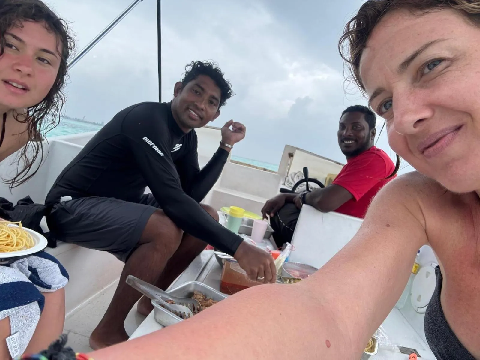 group of guests in Liberty Guesthouse Maldives