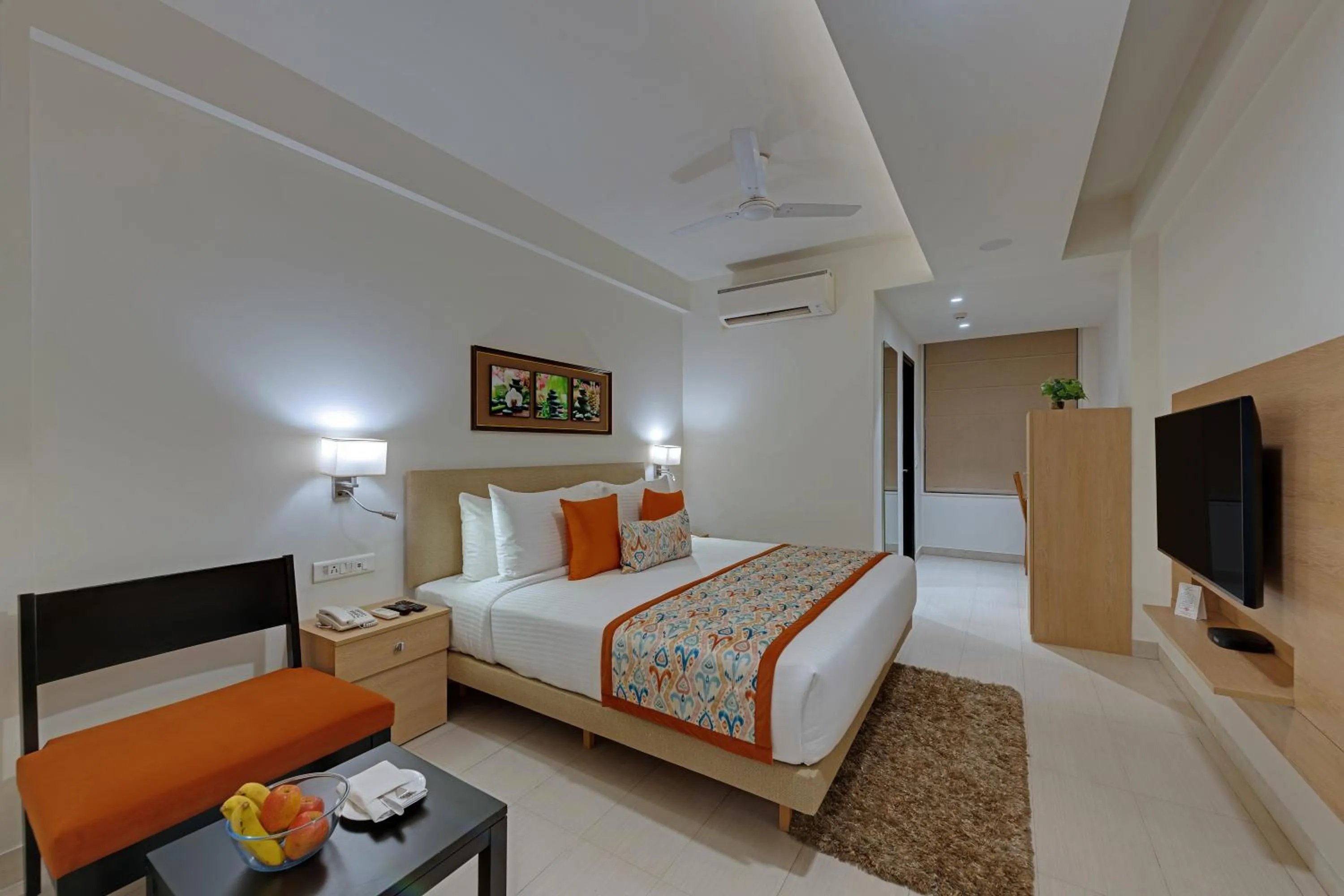 Bed in Ahuja Residency GCR