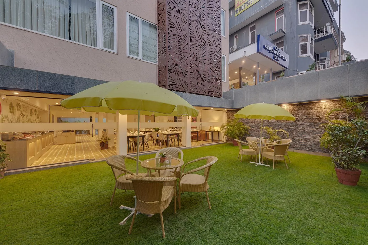 Garden in Ahuja Residency GCR