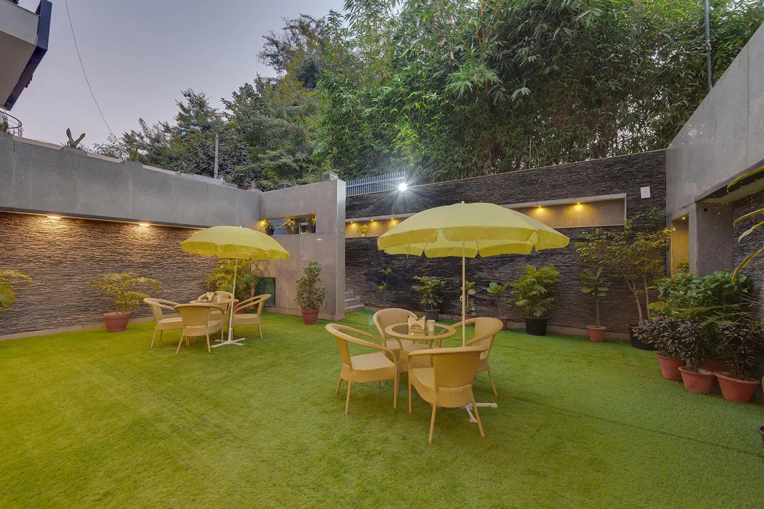 Garden in Ahuja Residency GCR