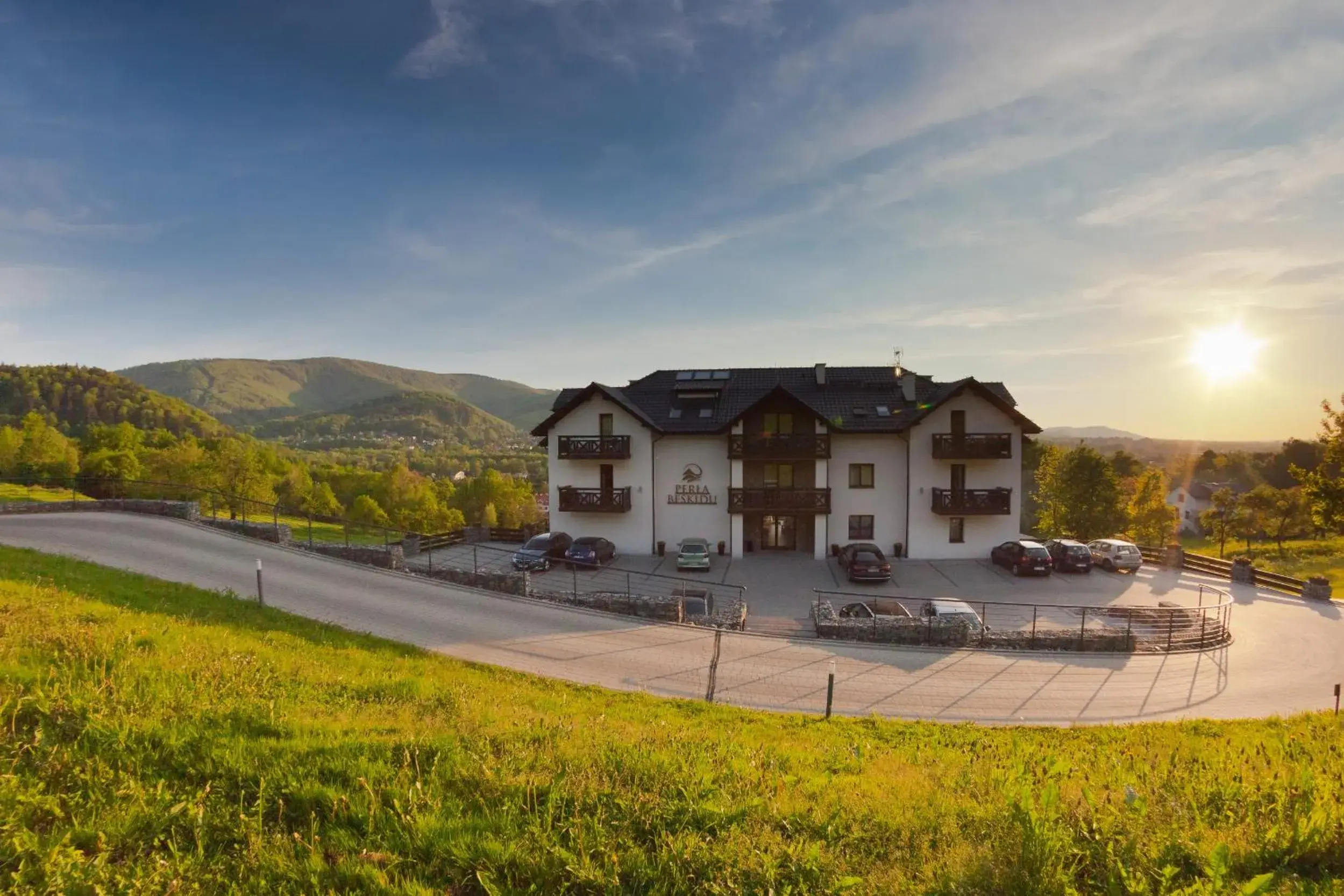 Mountain view in Perła Beskidu Mountain view in Perła Beskidu