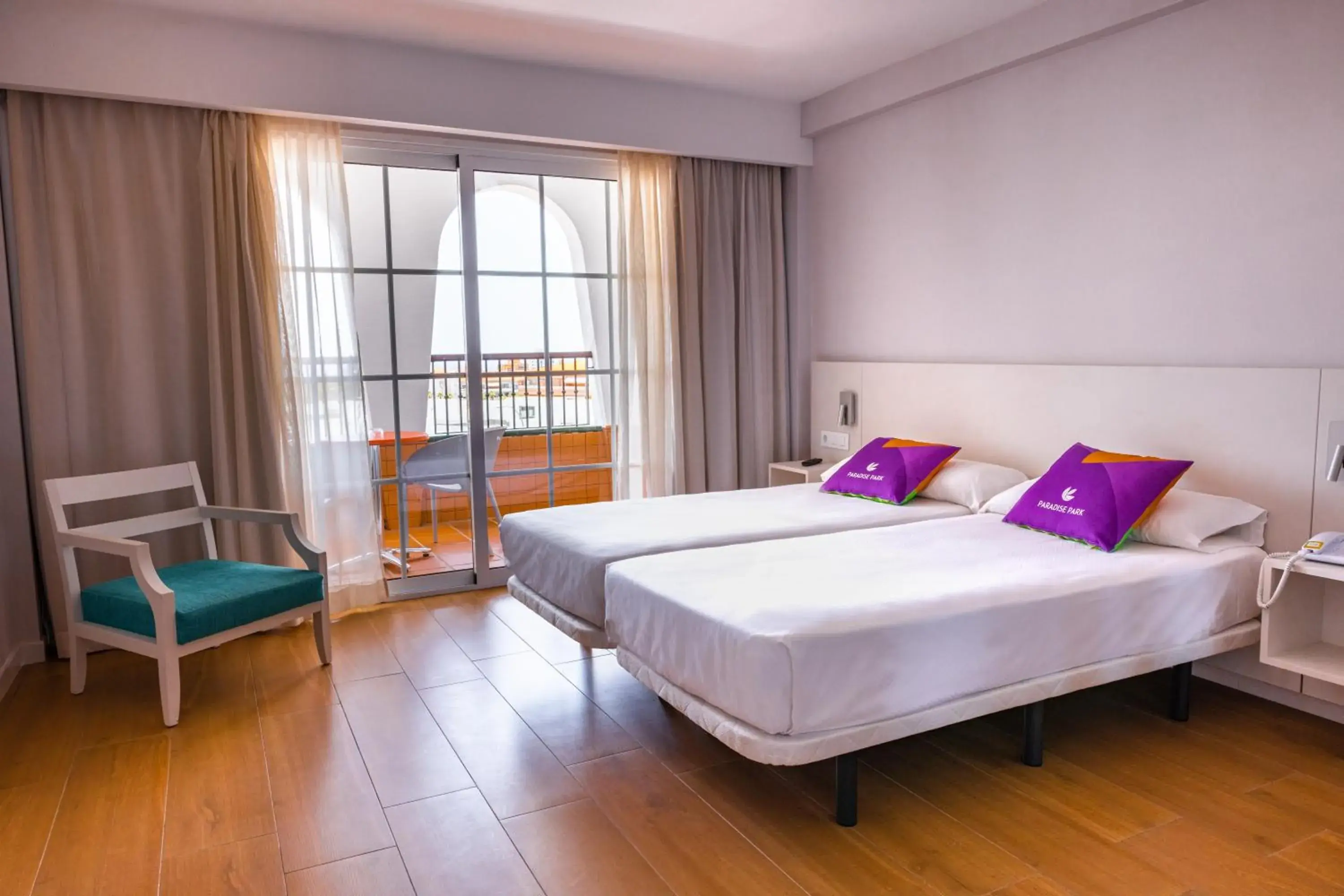 Bedroom, Bed in Paradise Park Fun Lifestyle Hotel Bedroom, Bed in Paradise Park Fun Lifestyle Hotel