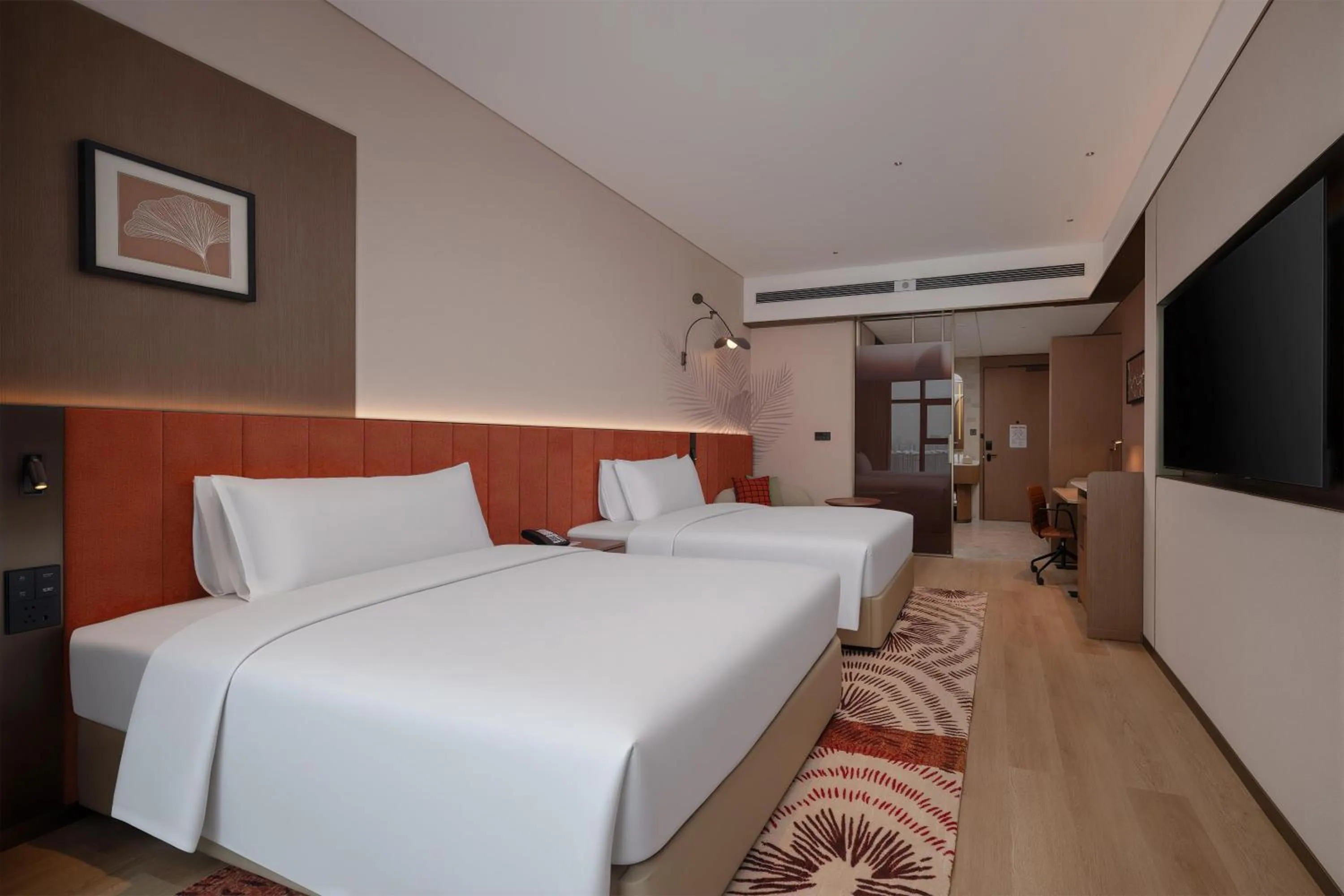 Bed in Hilton Garden Inn Jingzhou Shashi