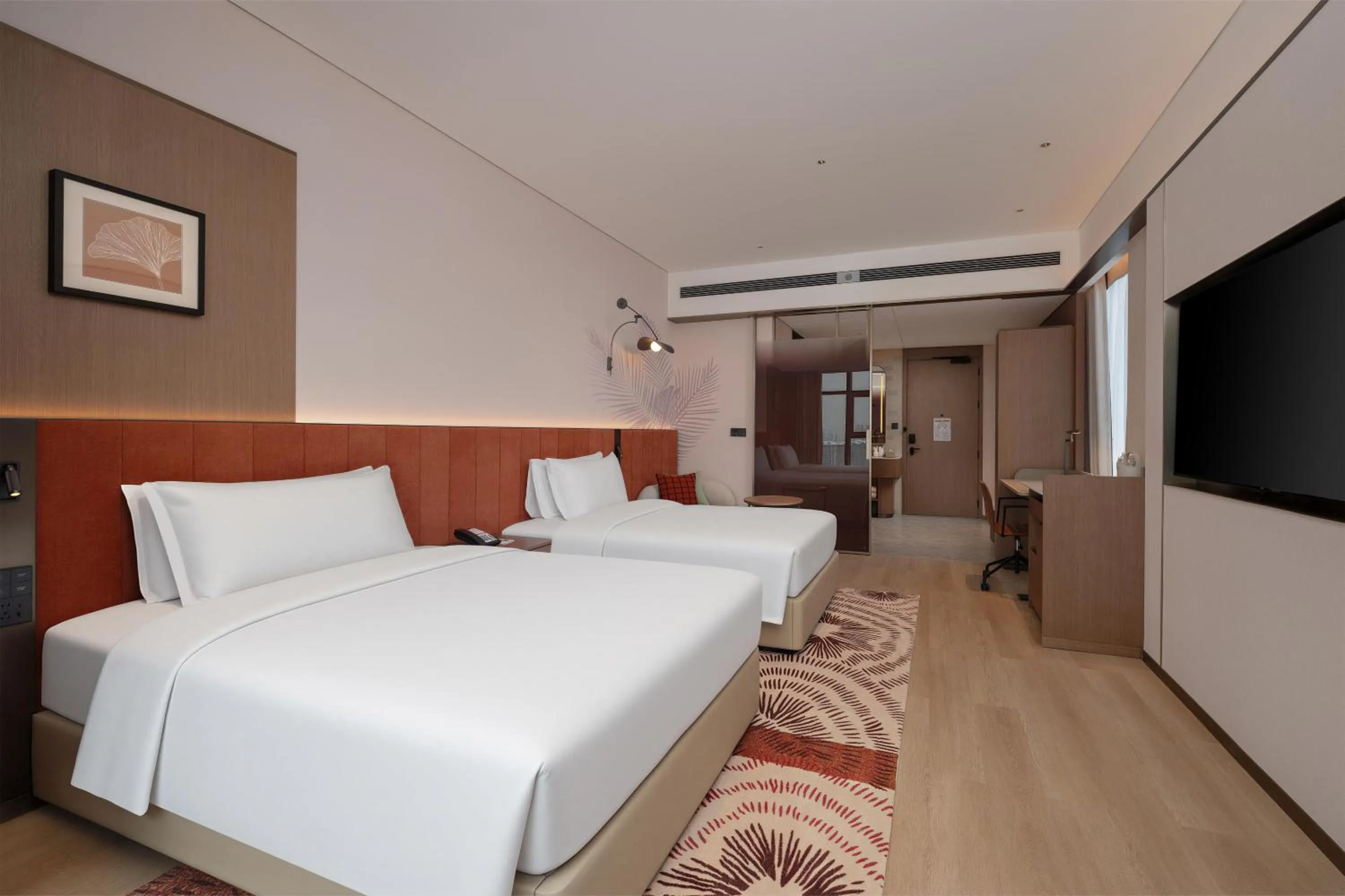 Twin Room in Hilton Garden Inn Jingzhou Shashi