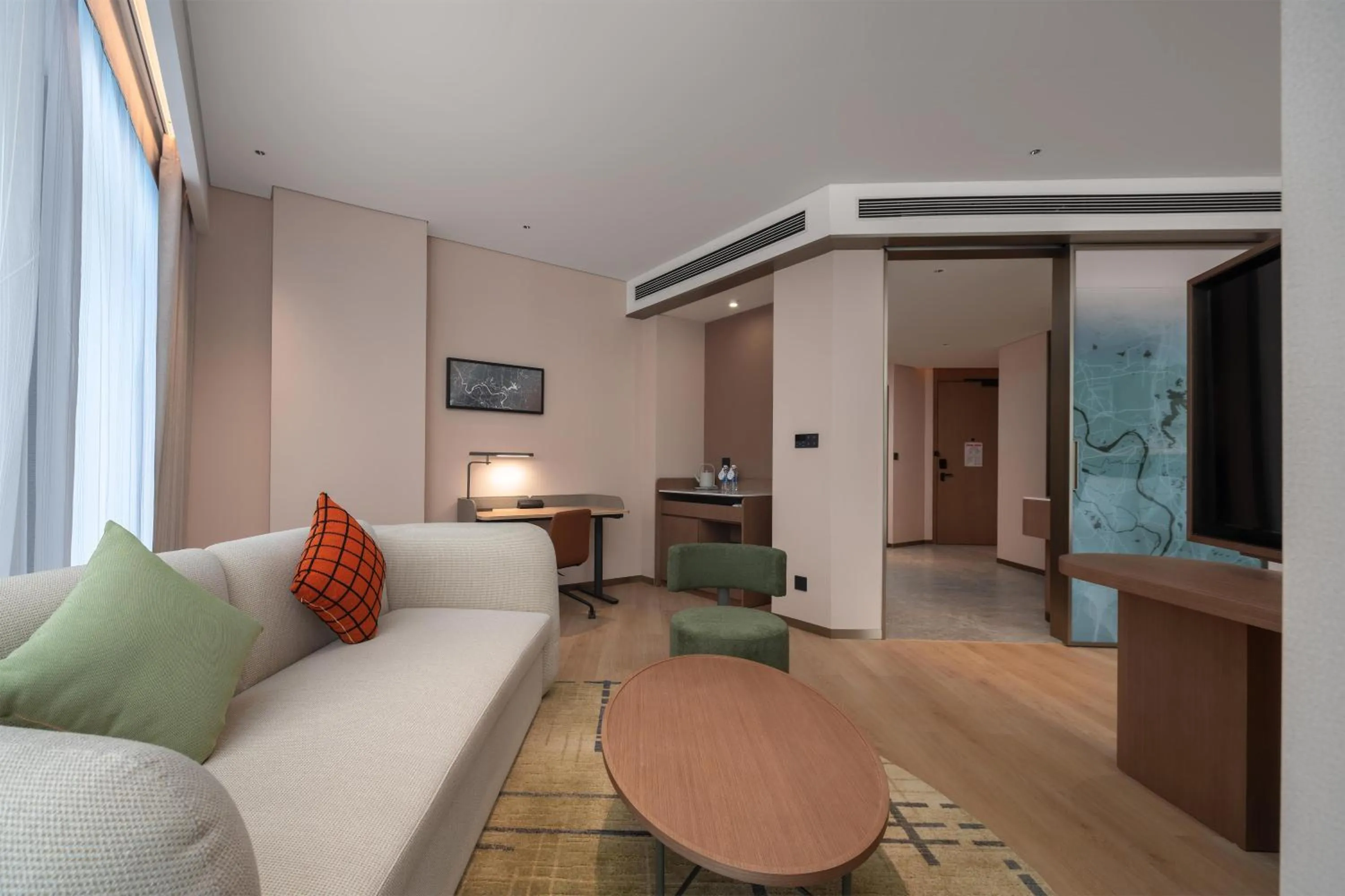 Living room in Hilton Garden Inn Jingzhou Shashi