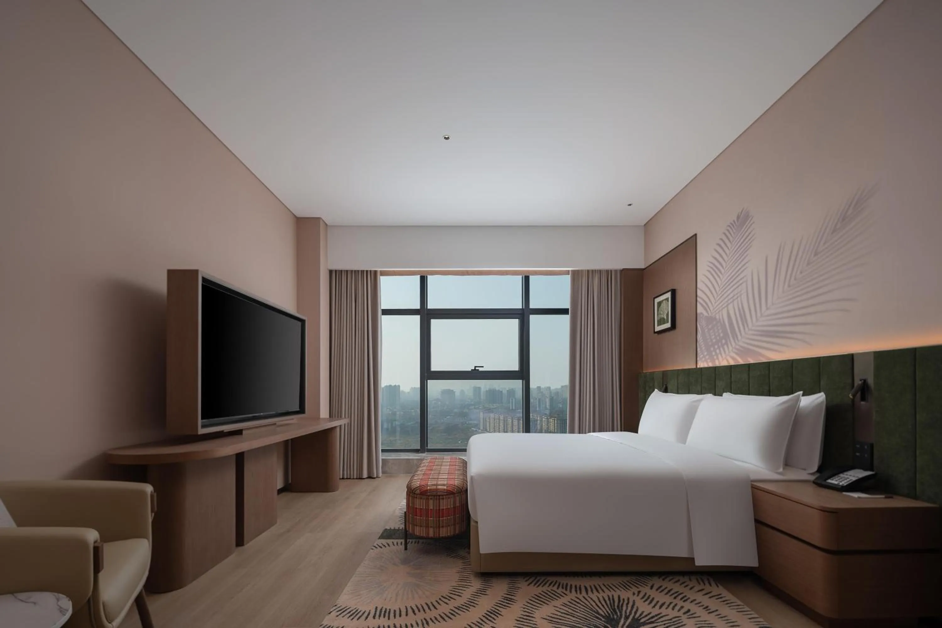 Bed in Hilton Garden Inn Jingzhou Shashi