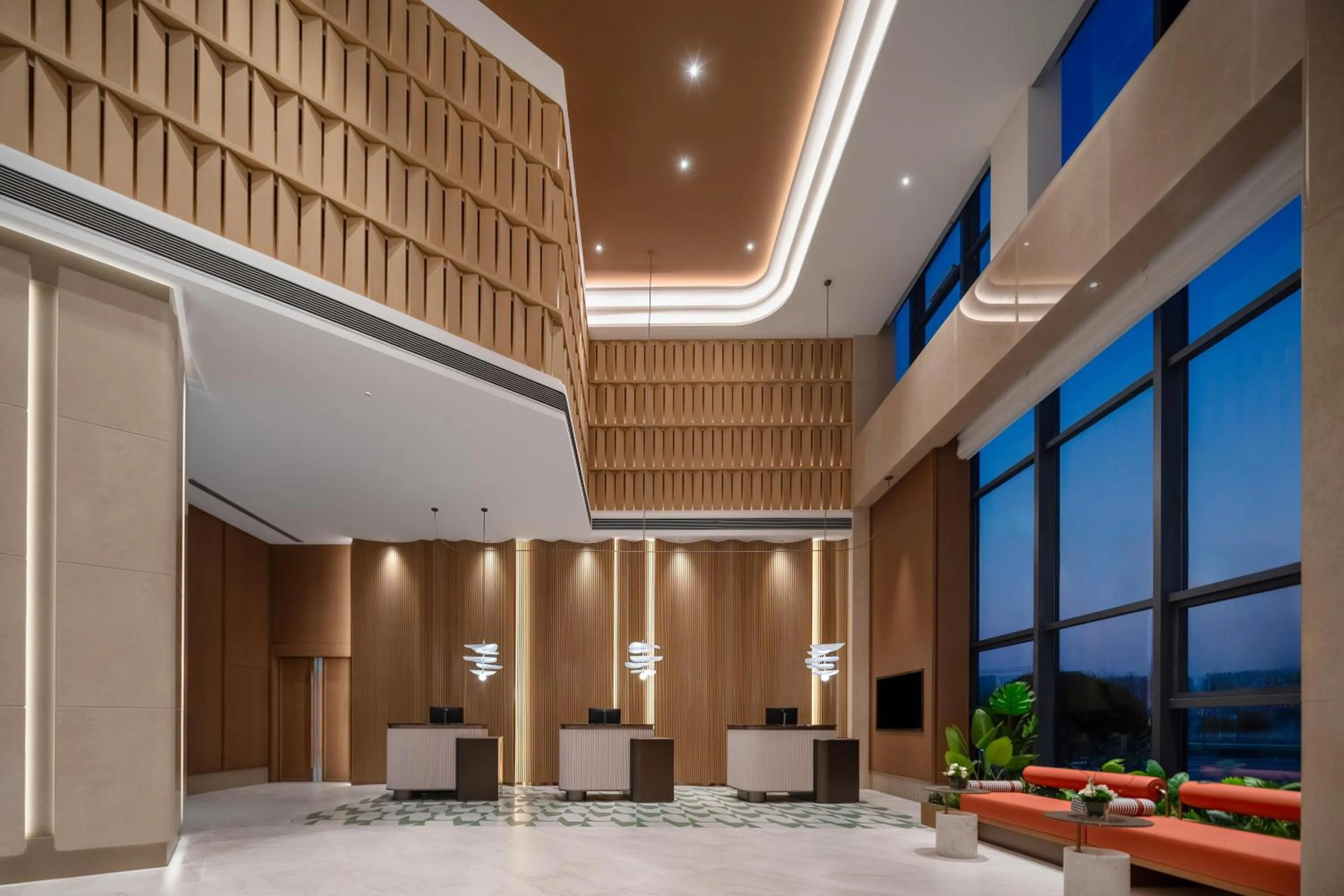 Lobby or reception in Hilton Garden Inn Jingzhou Shashi