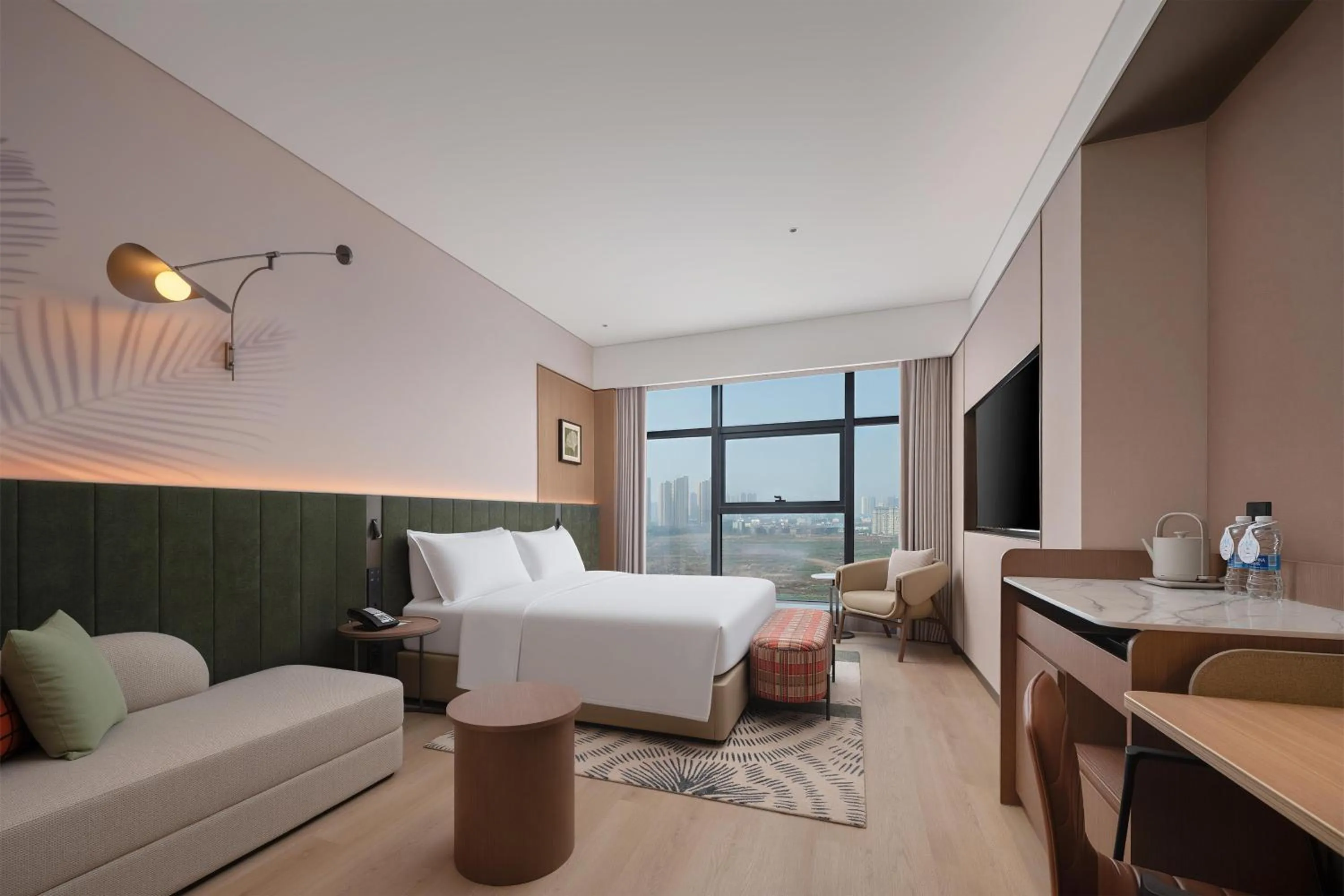 Bed in Hilton Garden Inn Jingzhou Shashi