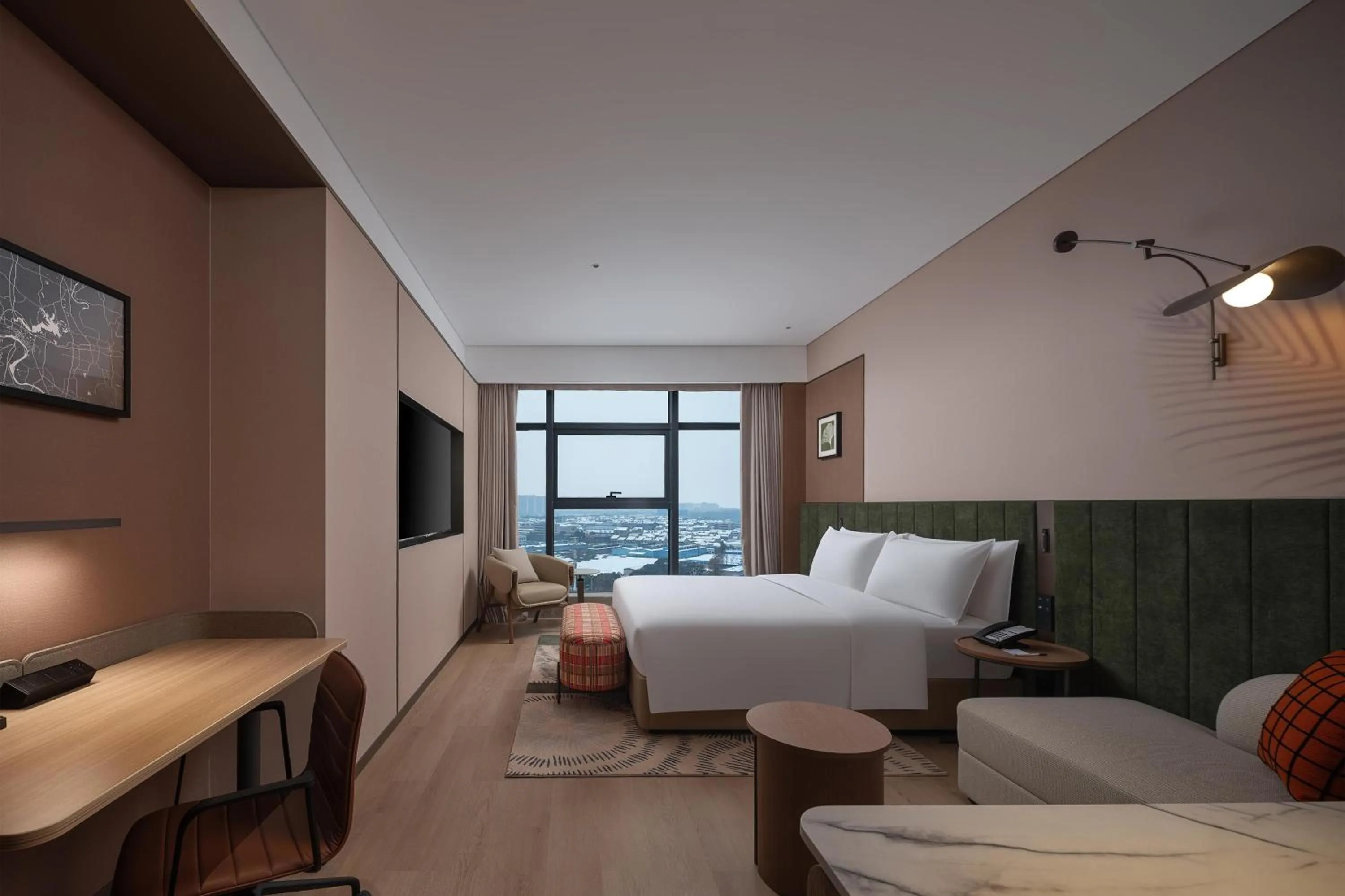 Bed in Hilton Garden Inn Jingzhou Shashi