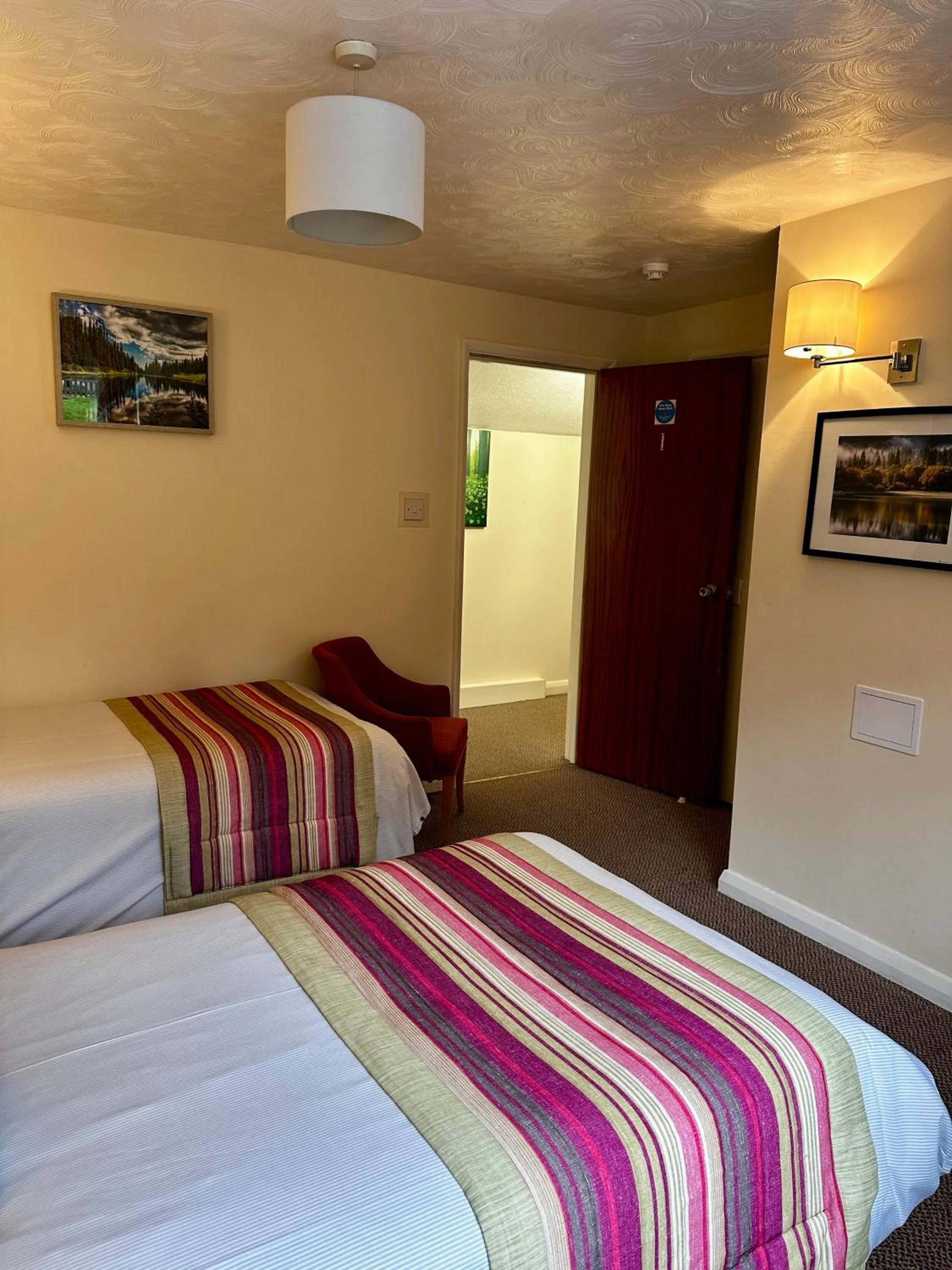 Bed in The Kings Head Inn