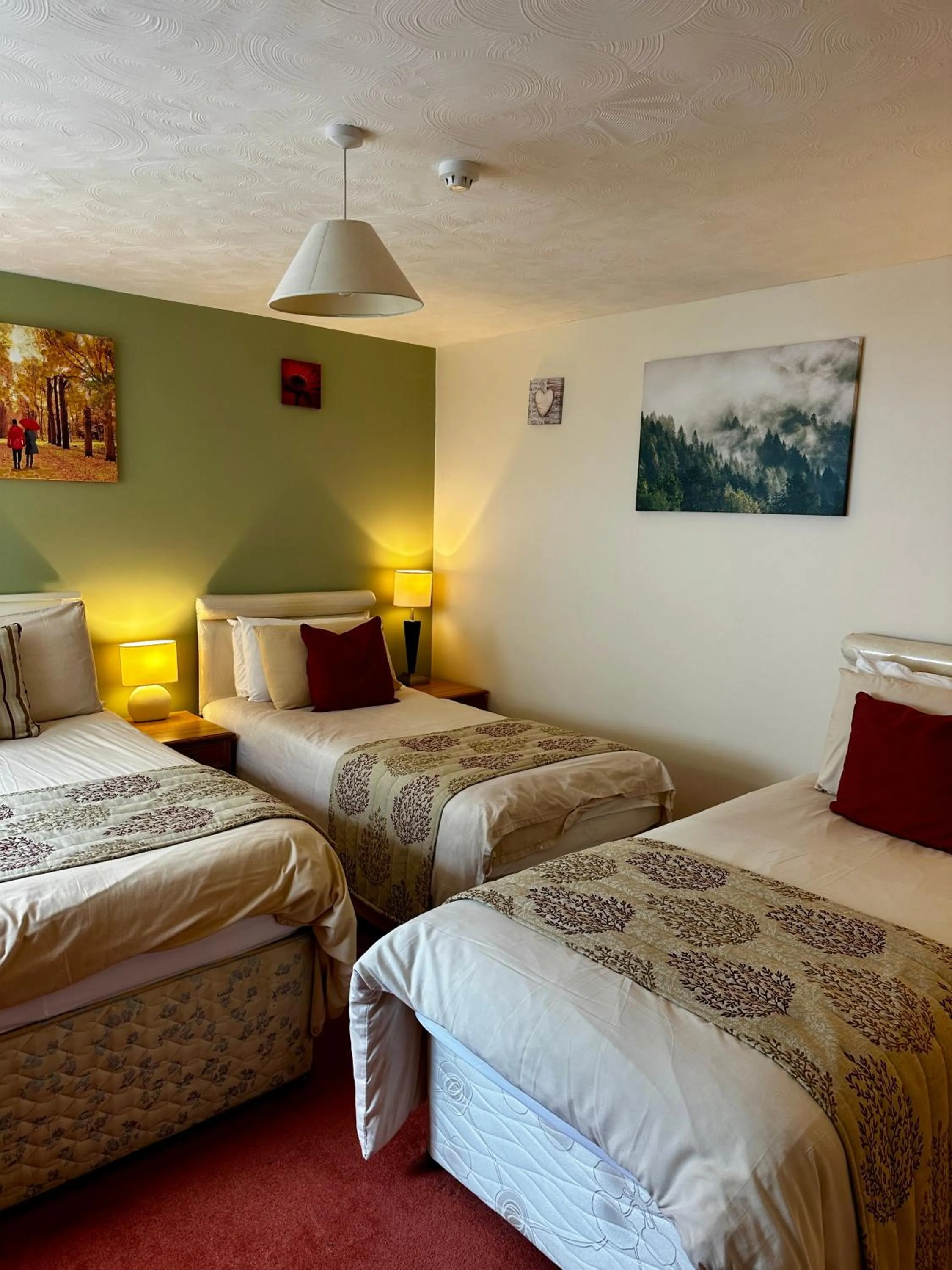 Bed in The Kings Head Inn