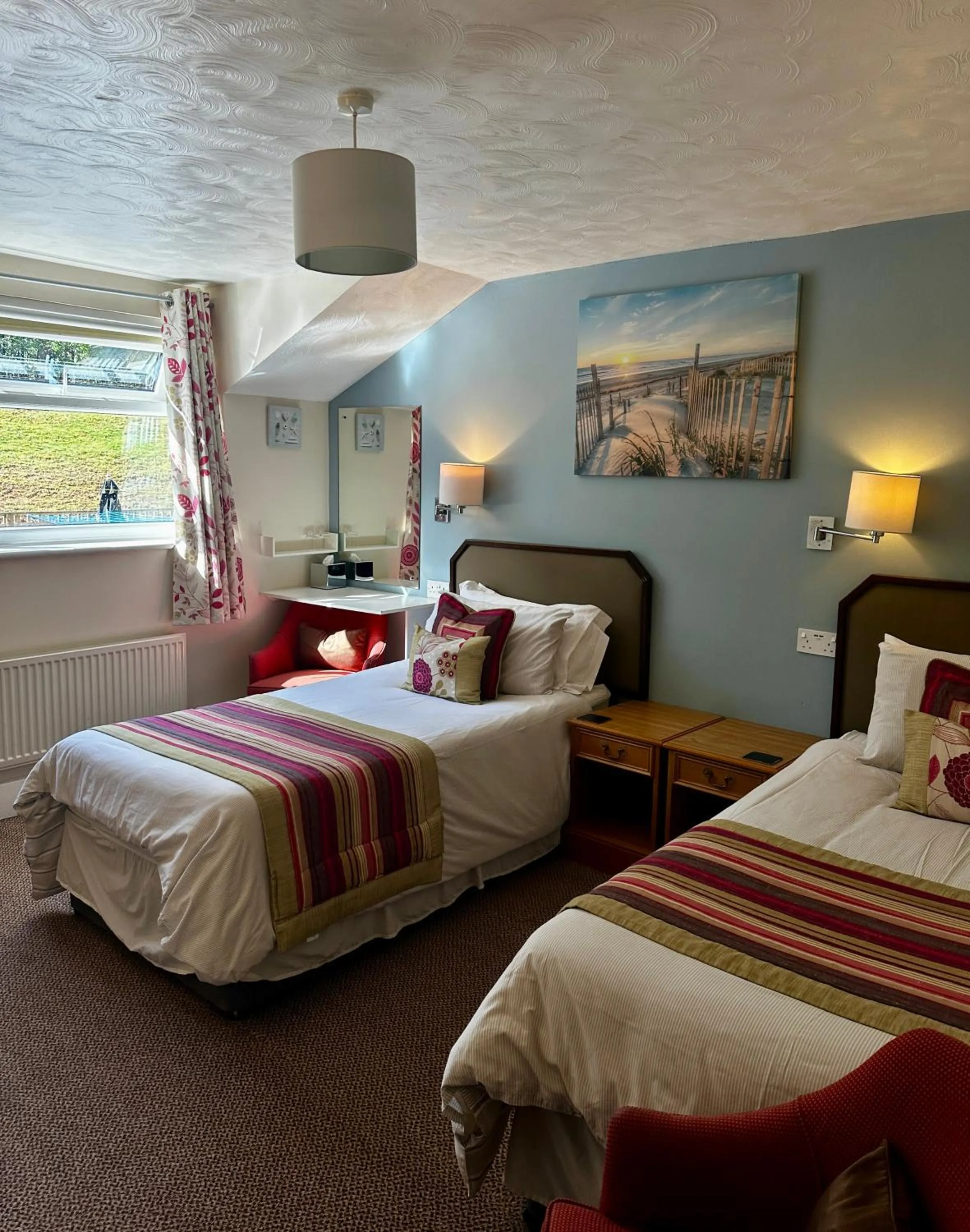 Bed in The Kings Head Inn
