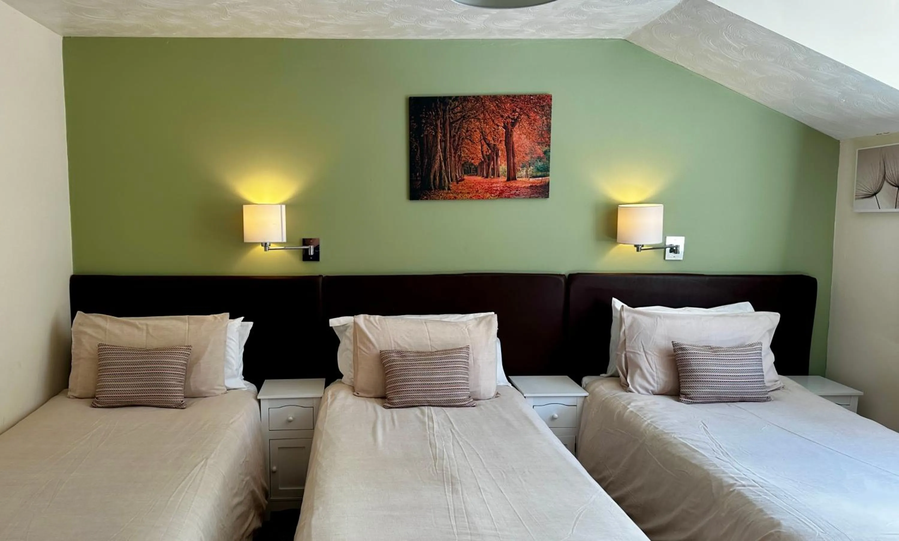 Bed in The Kings Head Inn