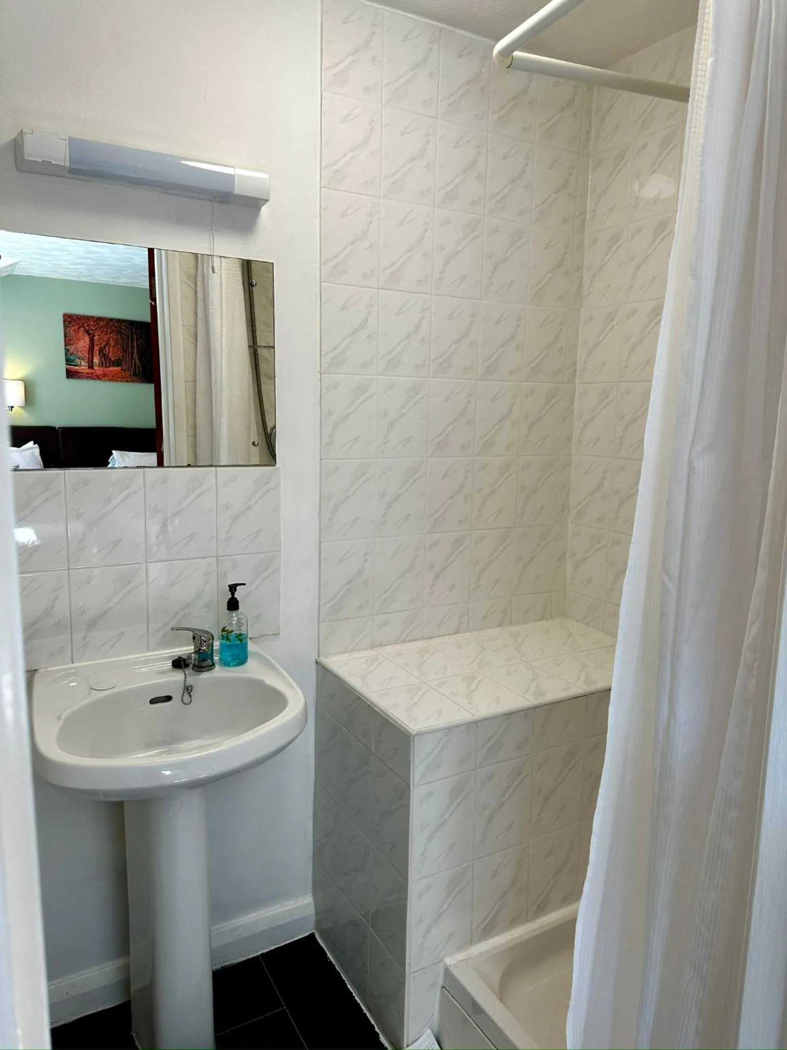 Shower in The Kings Head Inn