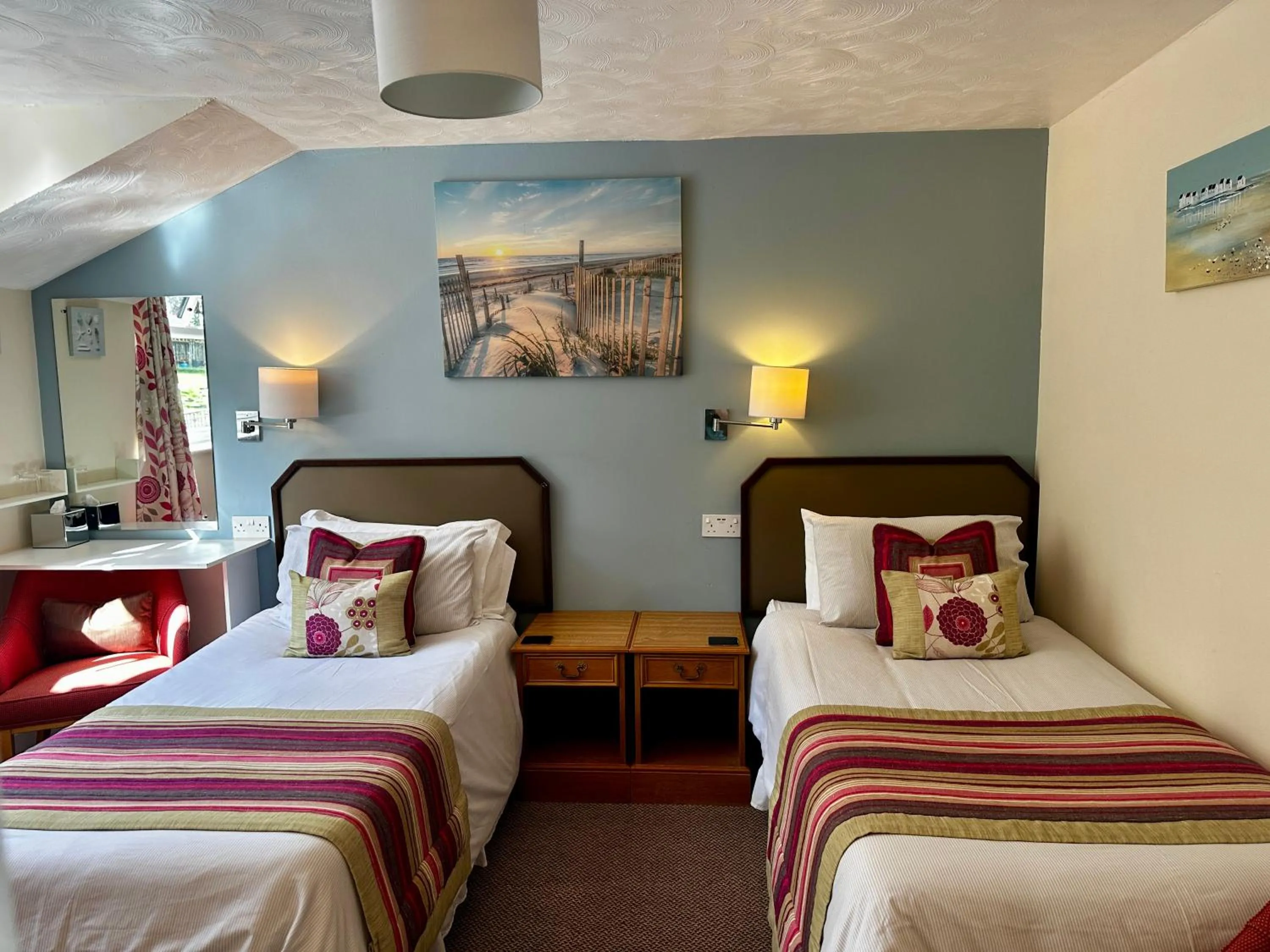 Bed in The Kings Head Inn