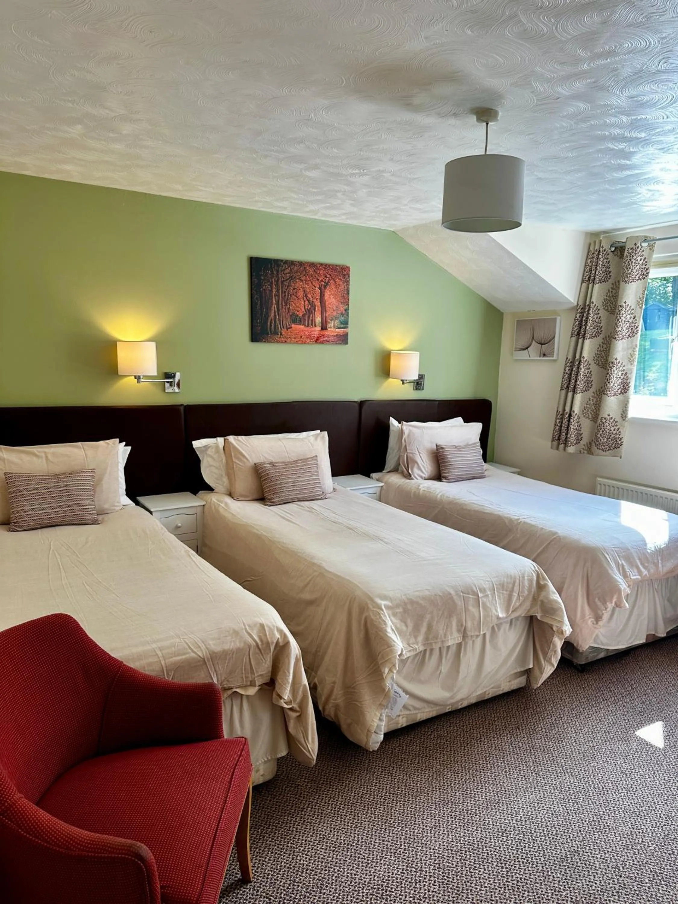 Bed in The Kings Head Inn