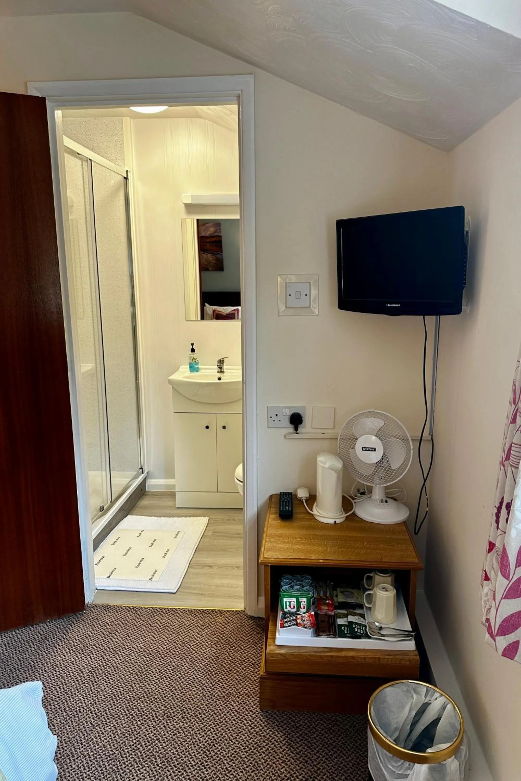 Shower in The Kings Head Inn
