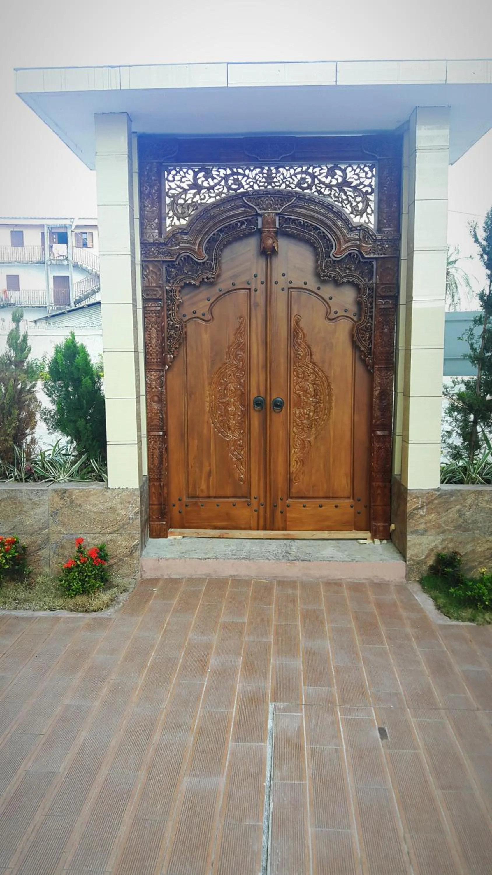 Facade/entrance in Hotel Hibiscus Louis