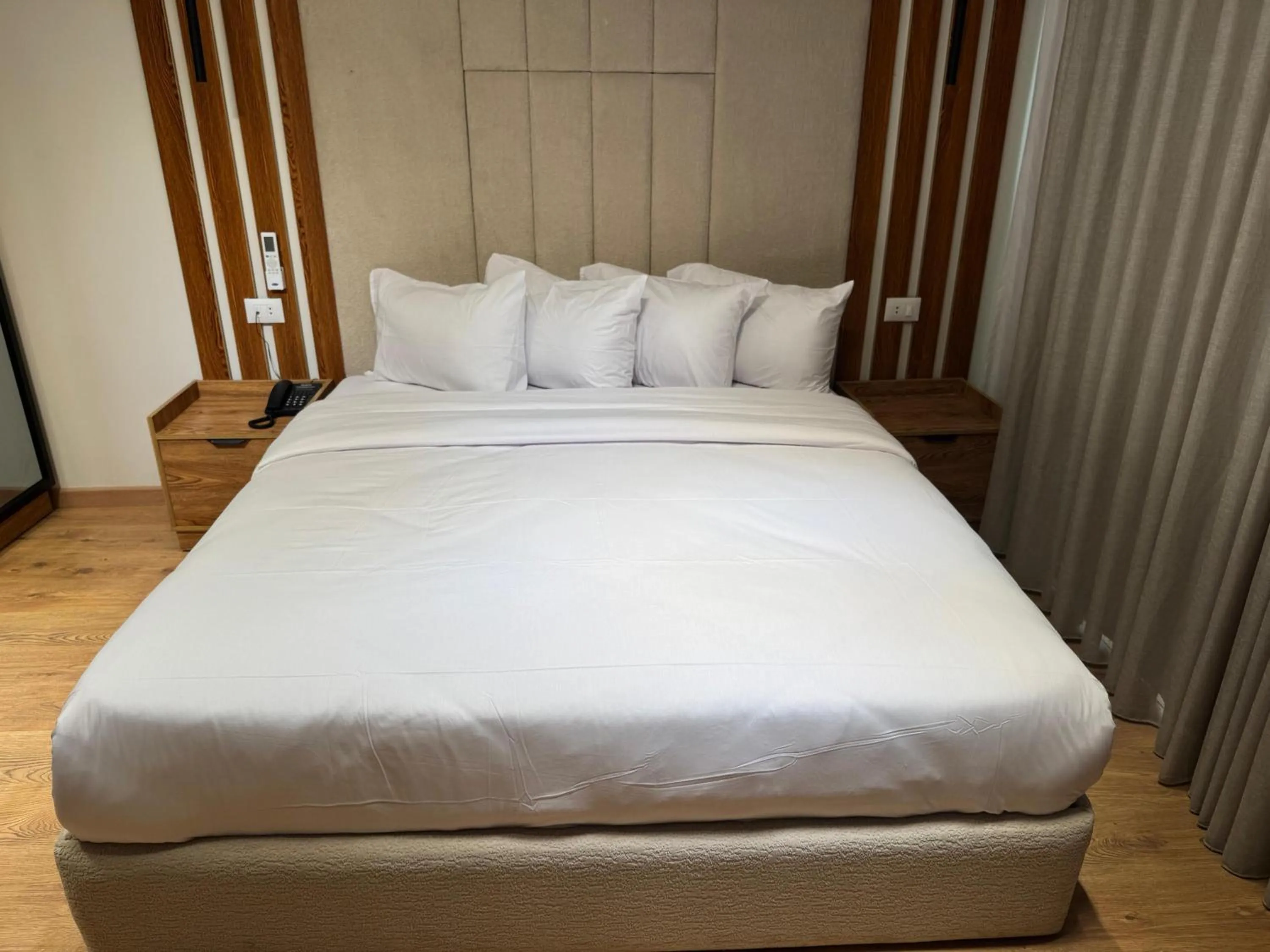 Bed in Palacio Pyramids Hotel