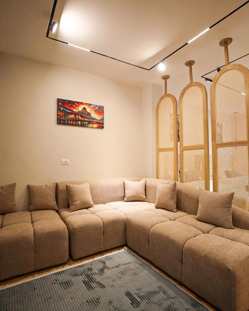 Living room in Palacio Pyramids Hotel