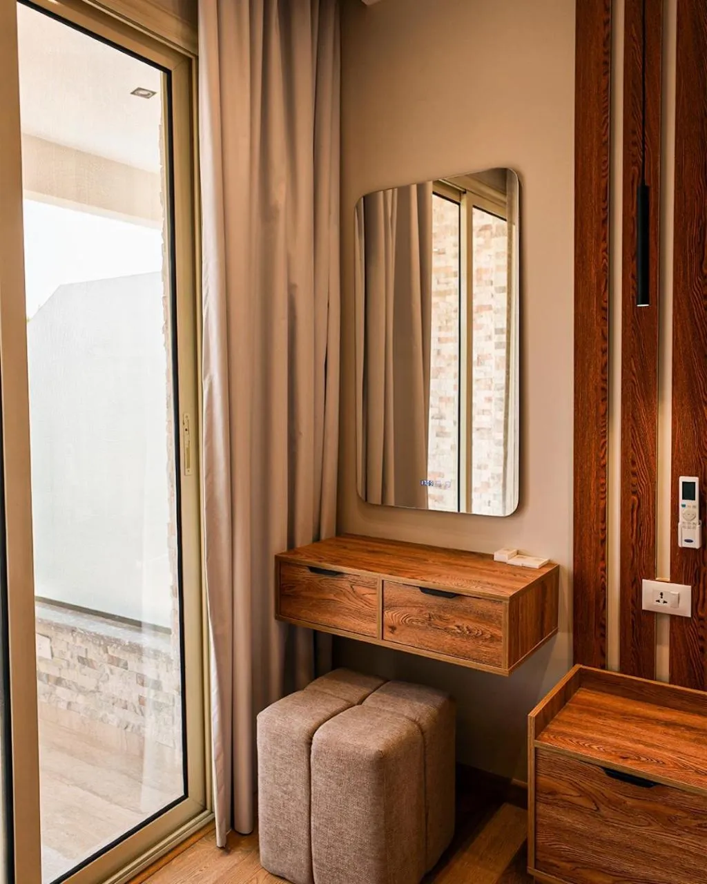 Bed in Palacio Pyramids Hotel