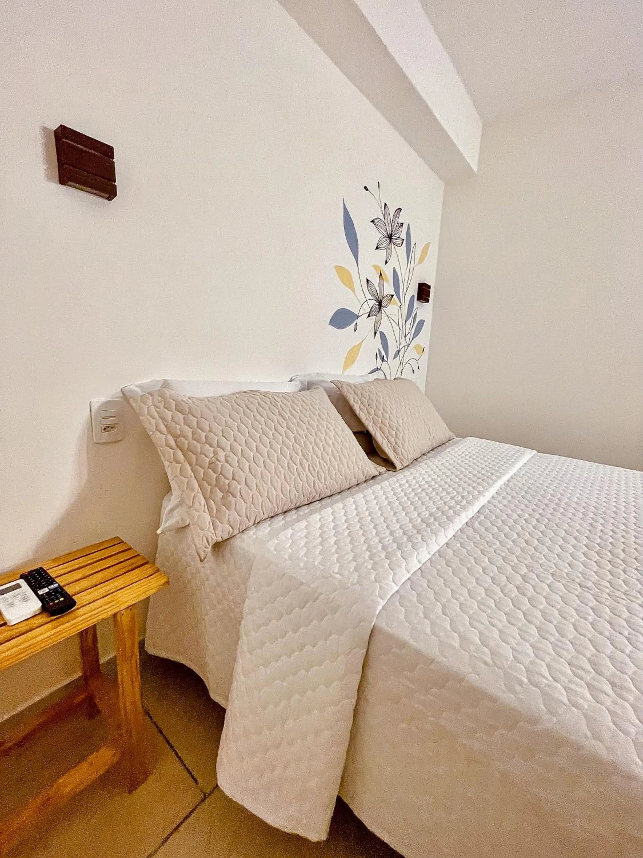 Bed in Pousada Solana