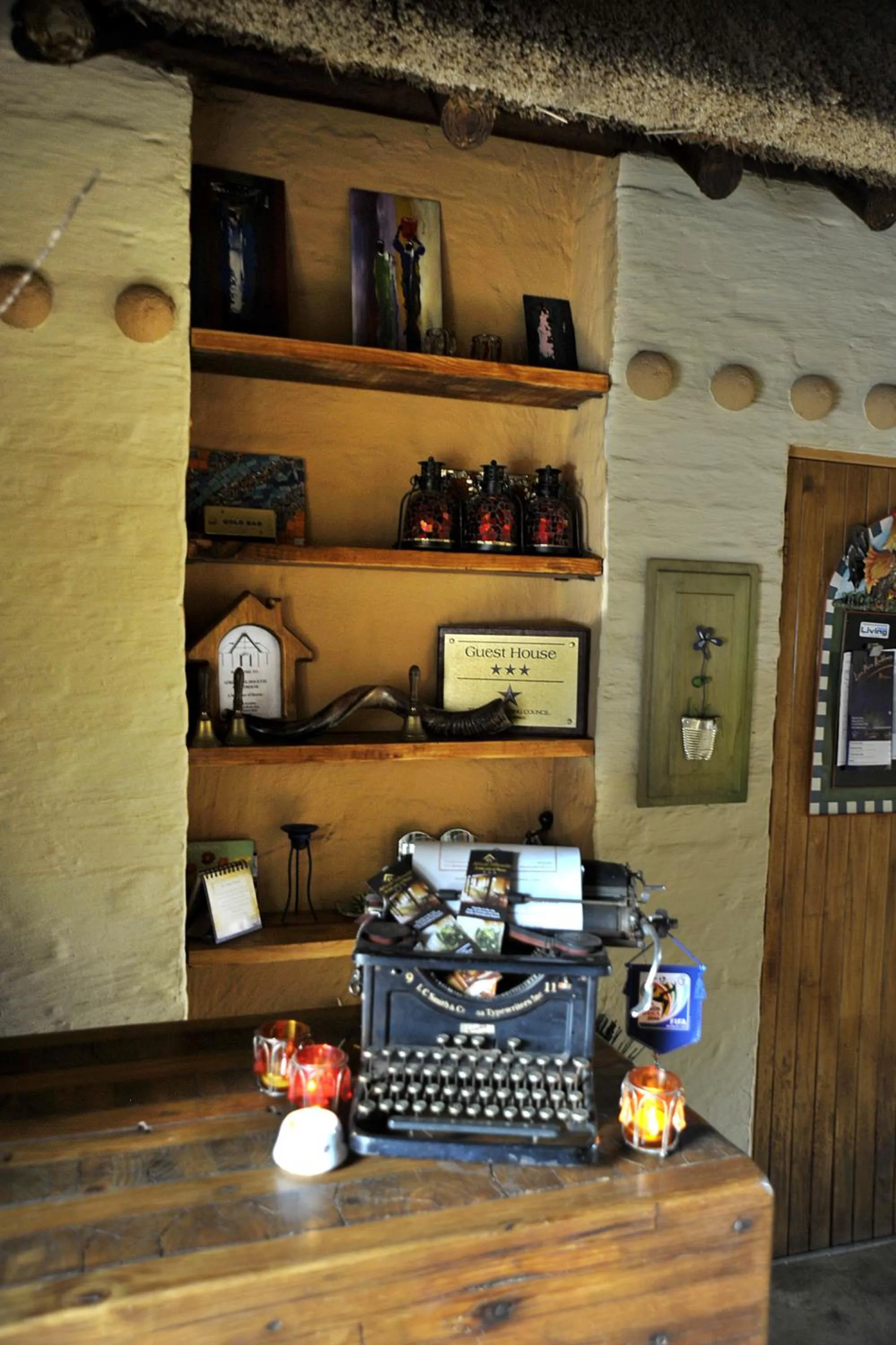 Decorative detail in African Silhouette Guesthouse