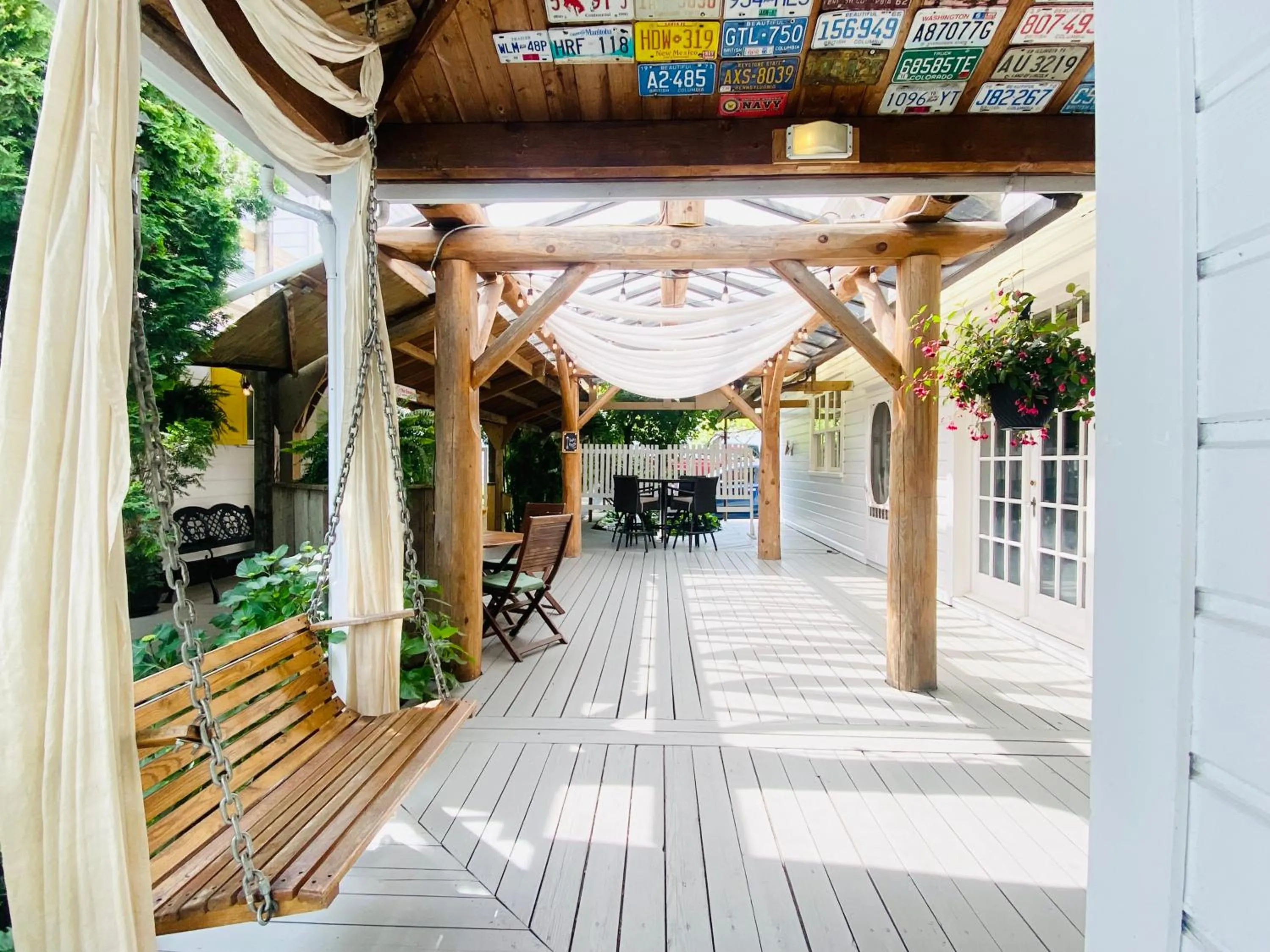 Patio in Princess and the Pea Hotel